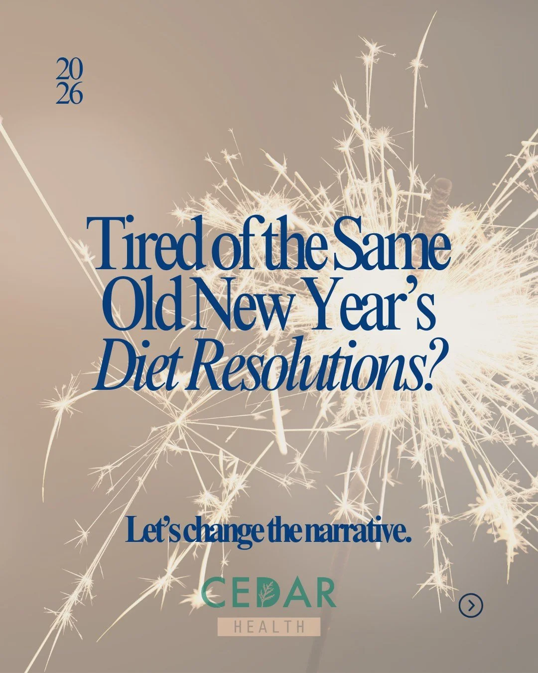 New Year&rsquo;s resolutions don&rsquo;t have to come with pressure, punishment, or starting over.
Diet culture loves to rebrand itself every January, but your body doesn&rsquo;t need another reset.

Eating regularly, allowing all foods, and letting 