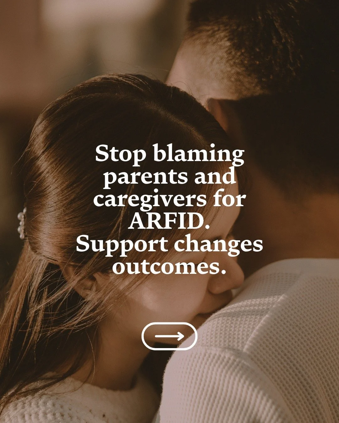 Parents and caregivers are not the problem. They are part of the solution.
Blame doesn&rsquo;t improve eating.
Support does.

ARFID treatment works best when families are met with compassion, education, and practical tools, not criticism. Understandi