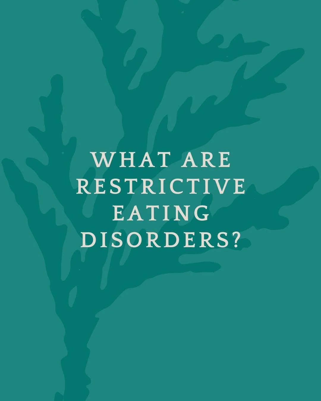 Too many people with restrictive eating disorders are told they &ldquo;don&rsquo;t look sick enough&rdquo; to need help.
That belief is harmful and untrue. 
These illnesses are complex, medical, and treatable. Early support can make a meaningful diff