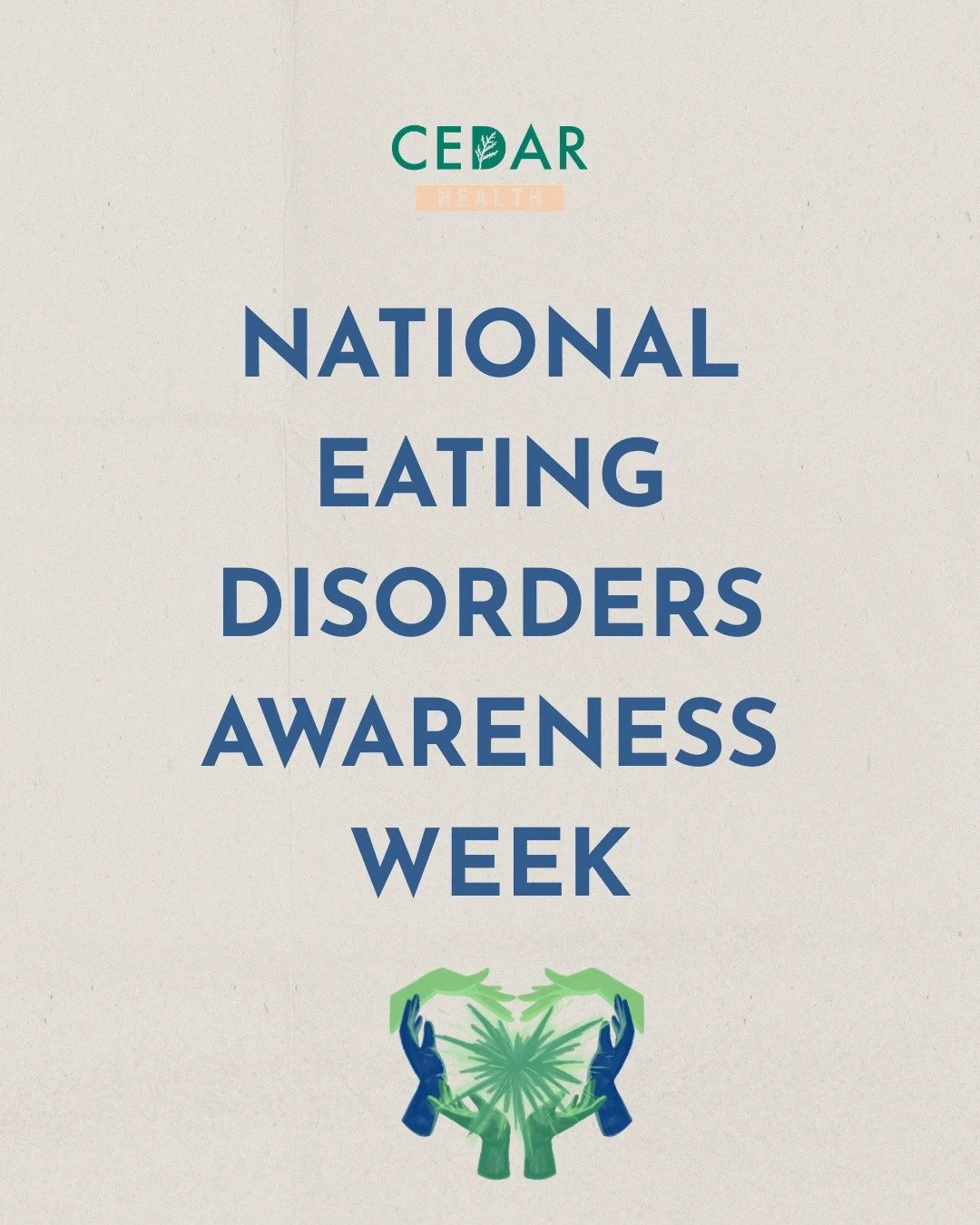 Eating disorders affect people across all ages, genders, races, and body sizes, yet stigma and stereotypes still prevent many from receiving care.
Awareness is about improving screening, expanding access, and challenging harmful myths.
This week, we&