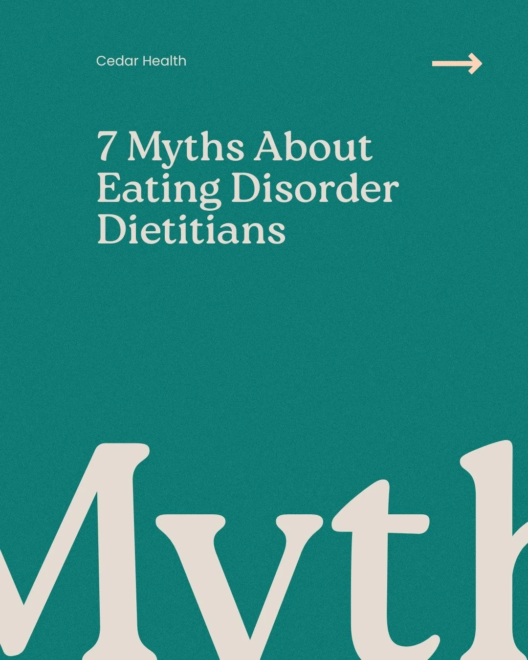 There are a lot of myths about eating disorder dietitians.

We don&rsquo;t just tell people to &ldquo;eat more,&rdquo; ignore health, or only work with people who are underweight. In reality, ED dietitians help people rebuild trust with food, restore