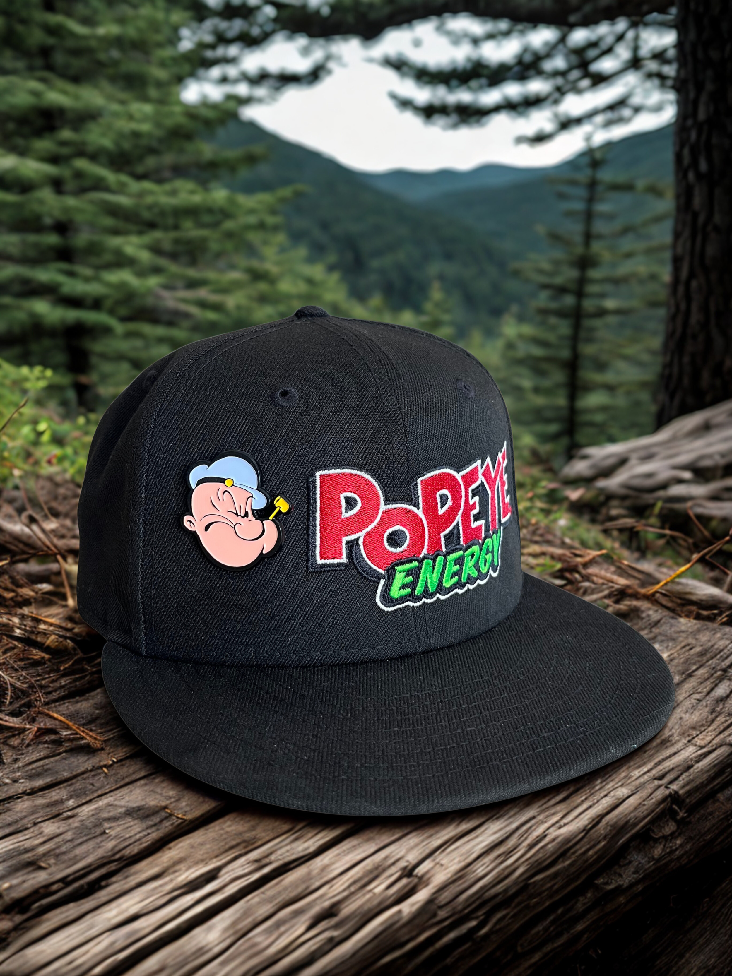 Popeye Energy Black New Era Snapback