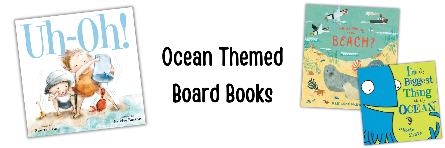 ocean board books, ocean animal board books, beach board books, summer board books