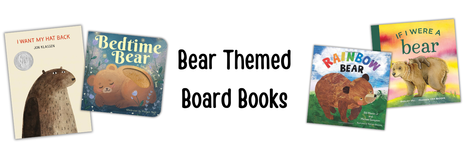 bear themed board books, bear board books