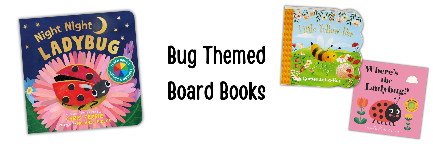 bug board books, insect board books, list of bug board books