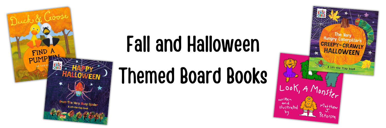 fall board books, halloween board books