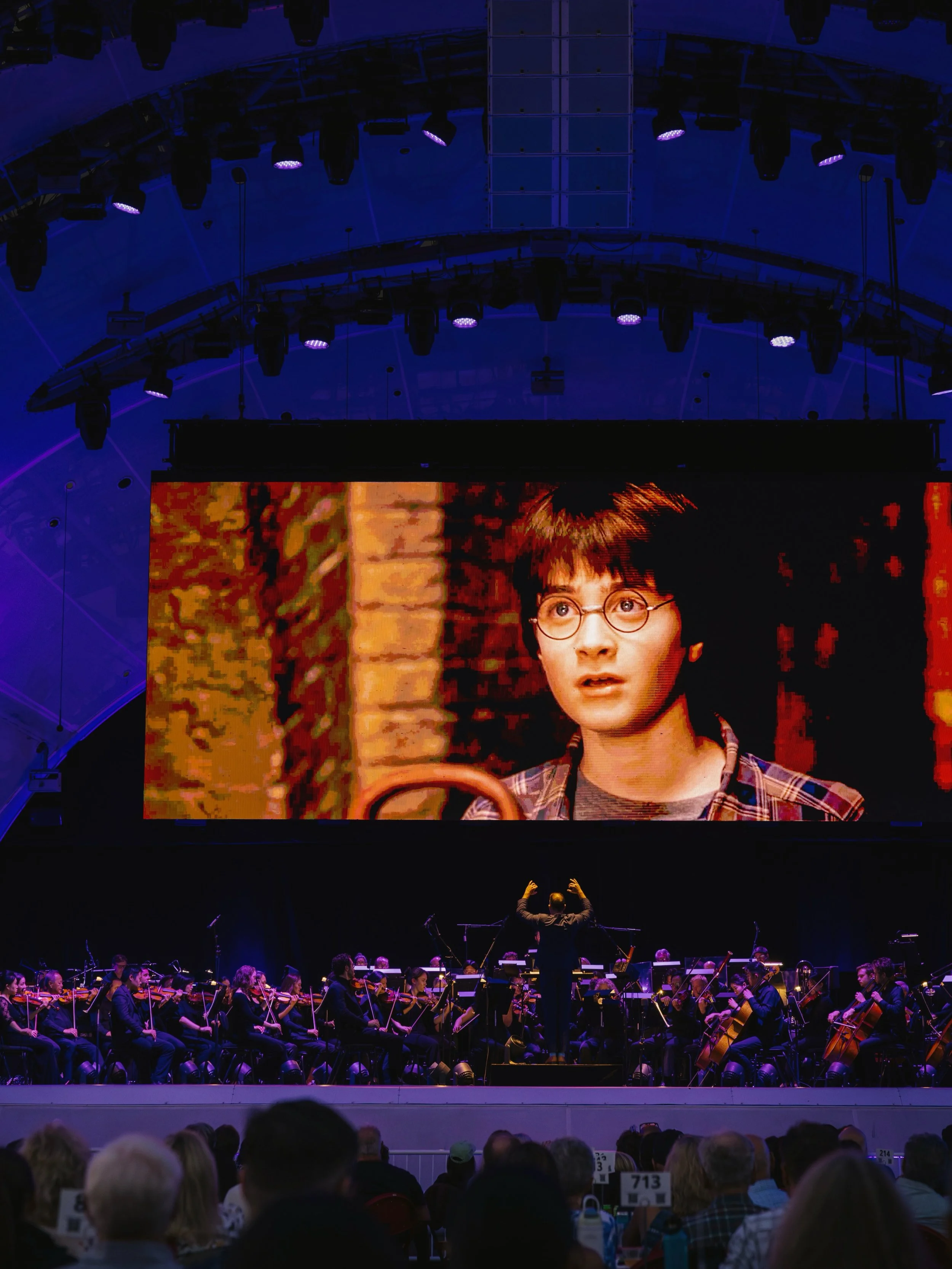 Harry Potter and the Sorcerer&rsquo;s Stone played by @sandiegosymphony at @theshellsd 🧙🏼&zwj;♀️🪄🪉🪈🏰🪔🧙🏼&zwj;♂️