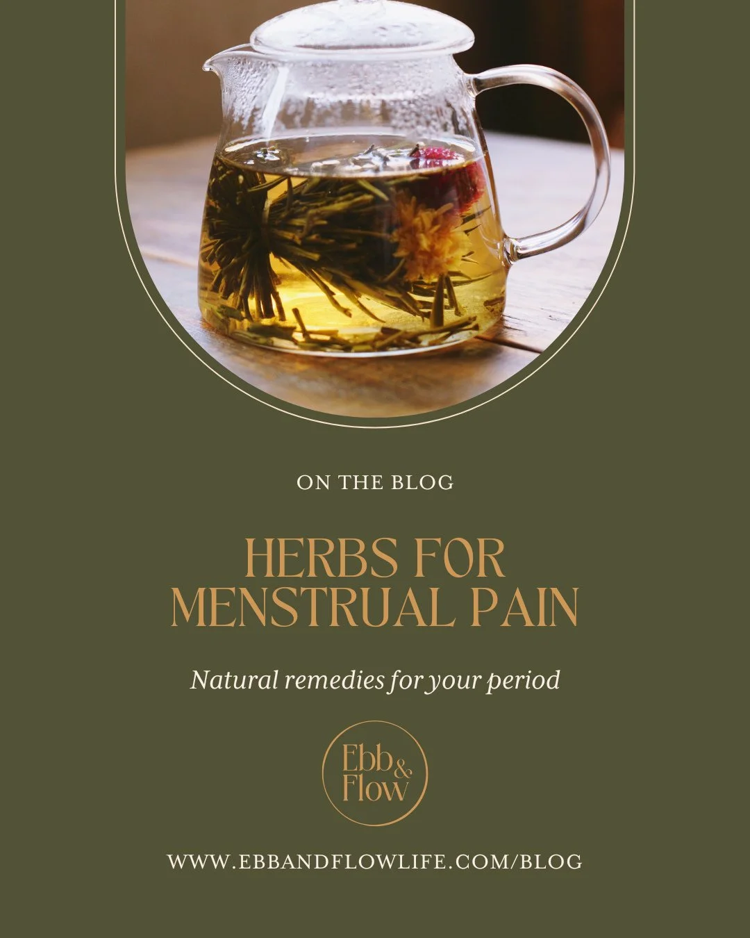 Menstrual pain isn&rsquo;t something to simply push through. It&rsquo;s often a signal your body sends that something needs support.⁠
⁠
Herbal allies like ginger, cinnamon, nettle, and red raspberry leaf have long been used to ease cramps, nourish de