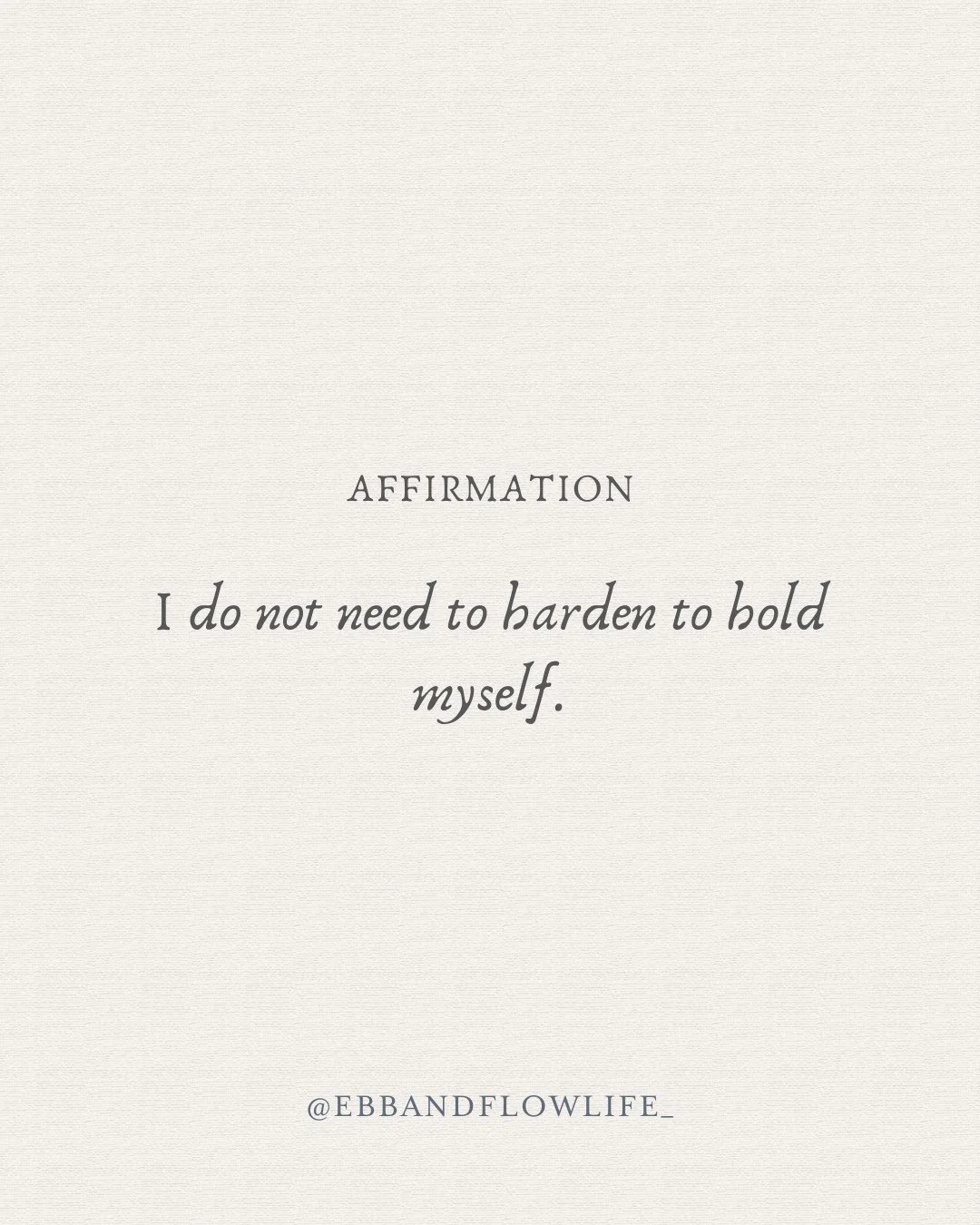 So many women learn to harden in order to cope.⁠
To stay guarded, keep going, and hold it all together.⁠
⁠
And sometimes that hardening was protective.⁠
But eventually, the body begins to ask for a different kind of support.⁠
⁠
Not less strength &mda
