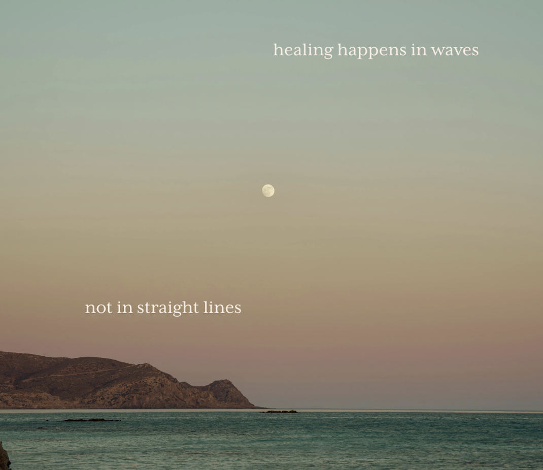 feminine healing, women's wellness, the spiral of healing, ebb and flow