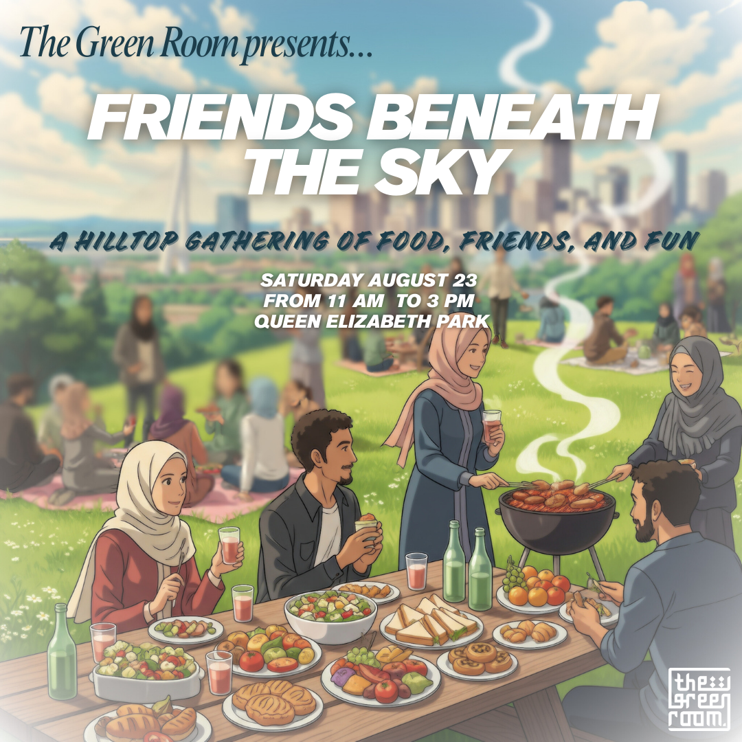 Friends beneath the sky (community BBQ)
