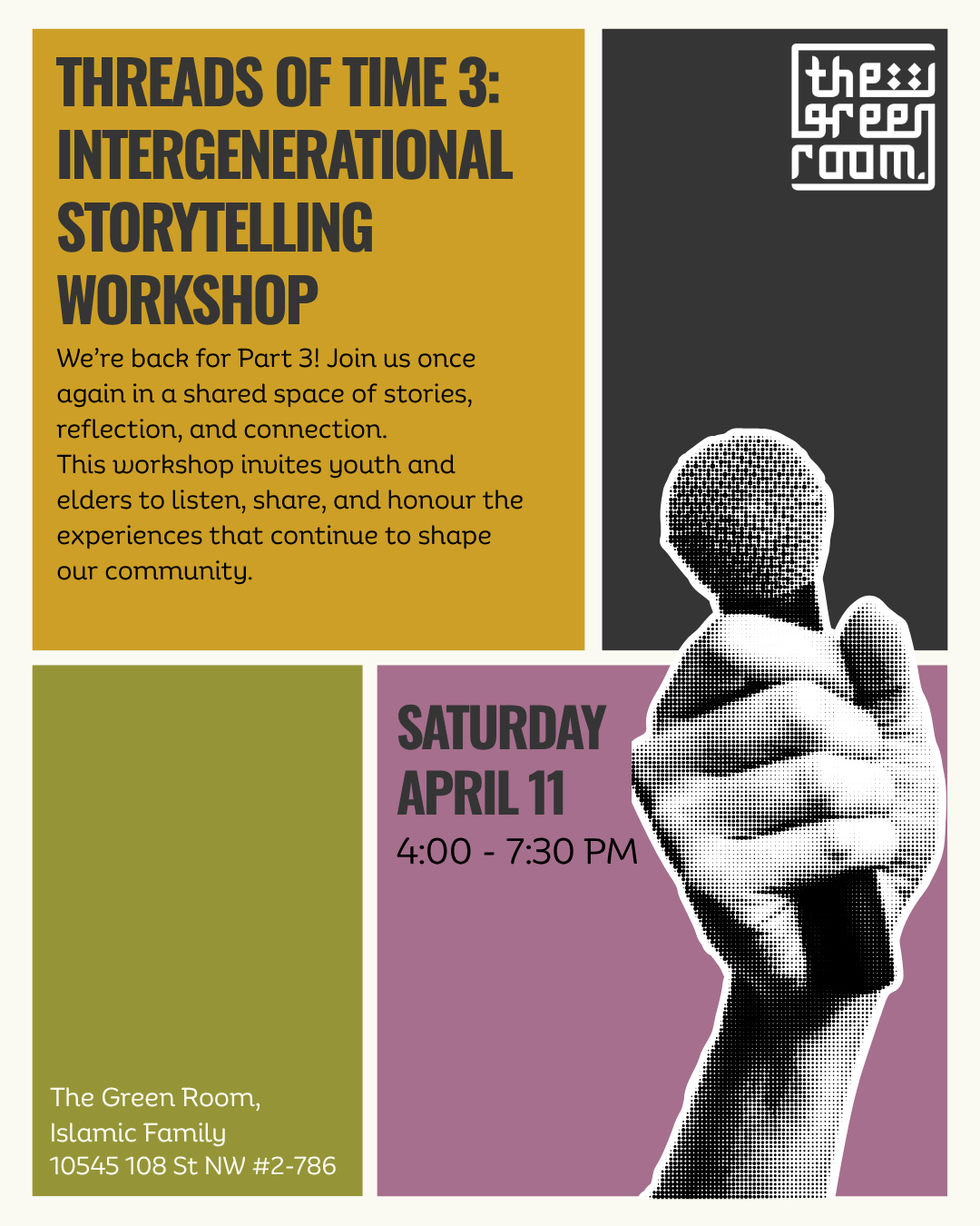 Threads of Time #3 (Intergenerational Storytelling Workshop)