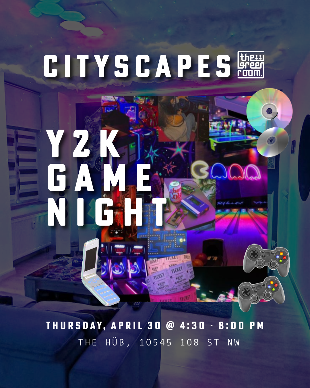 Cityscapes: Y2K Game Night