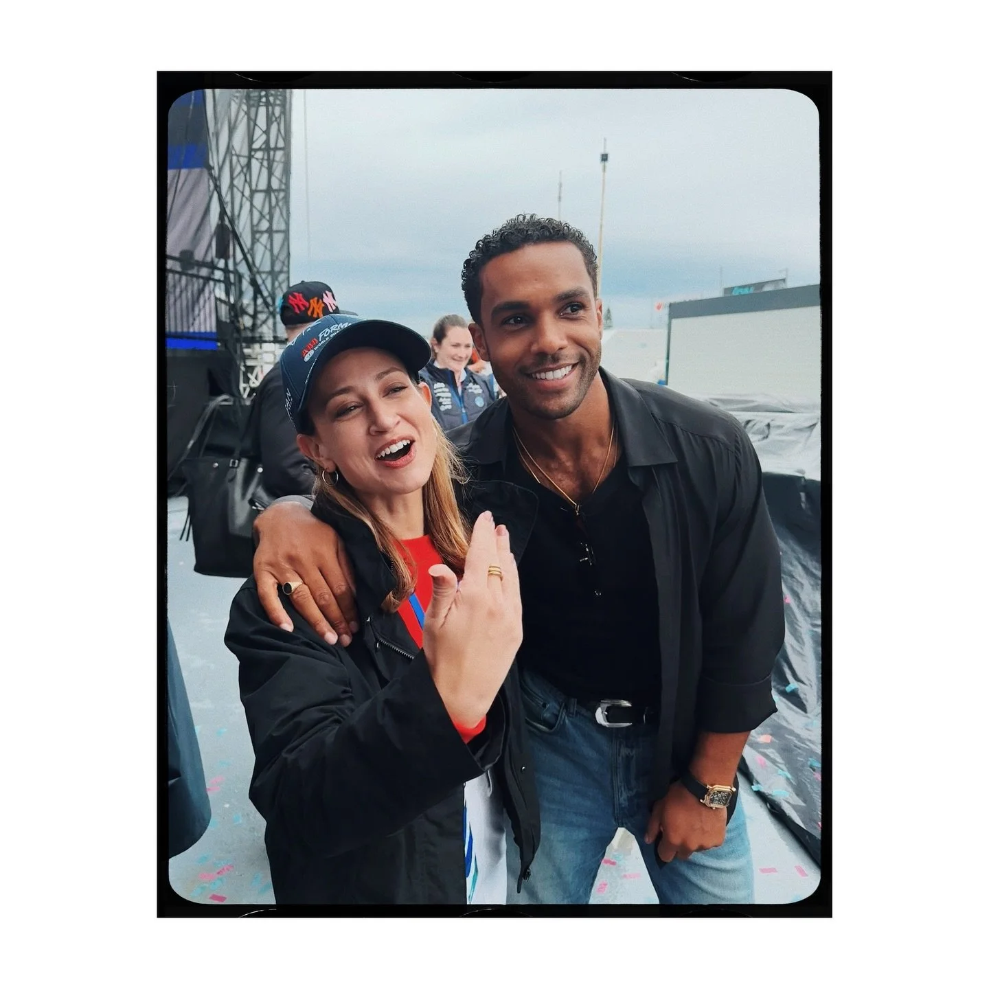 Emily might be in Paris, but Katy was in Miami w/ Alfie 🤭

&mdash;

Had an absolute blast co-hosting the fan experience at the #miamieprix. Got to work with some new faces, some familiar ones, but overall just had an &ldquo;electric&rdquo; day (had 