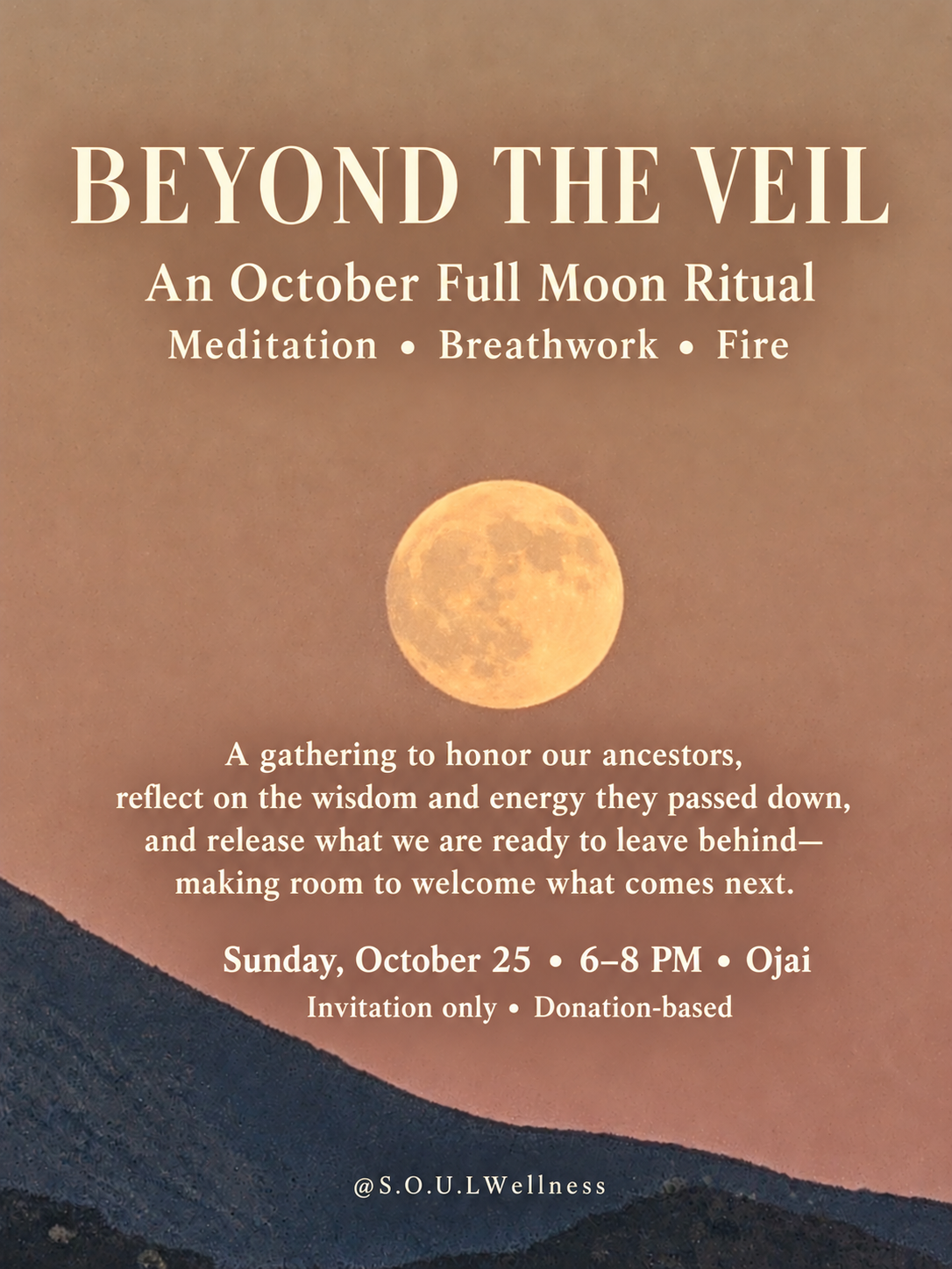 Beyond the Veil: Full Moon Ceremony