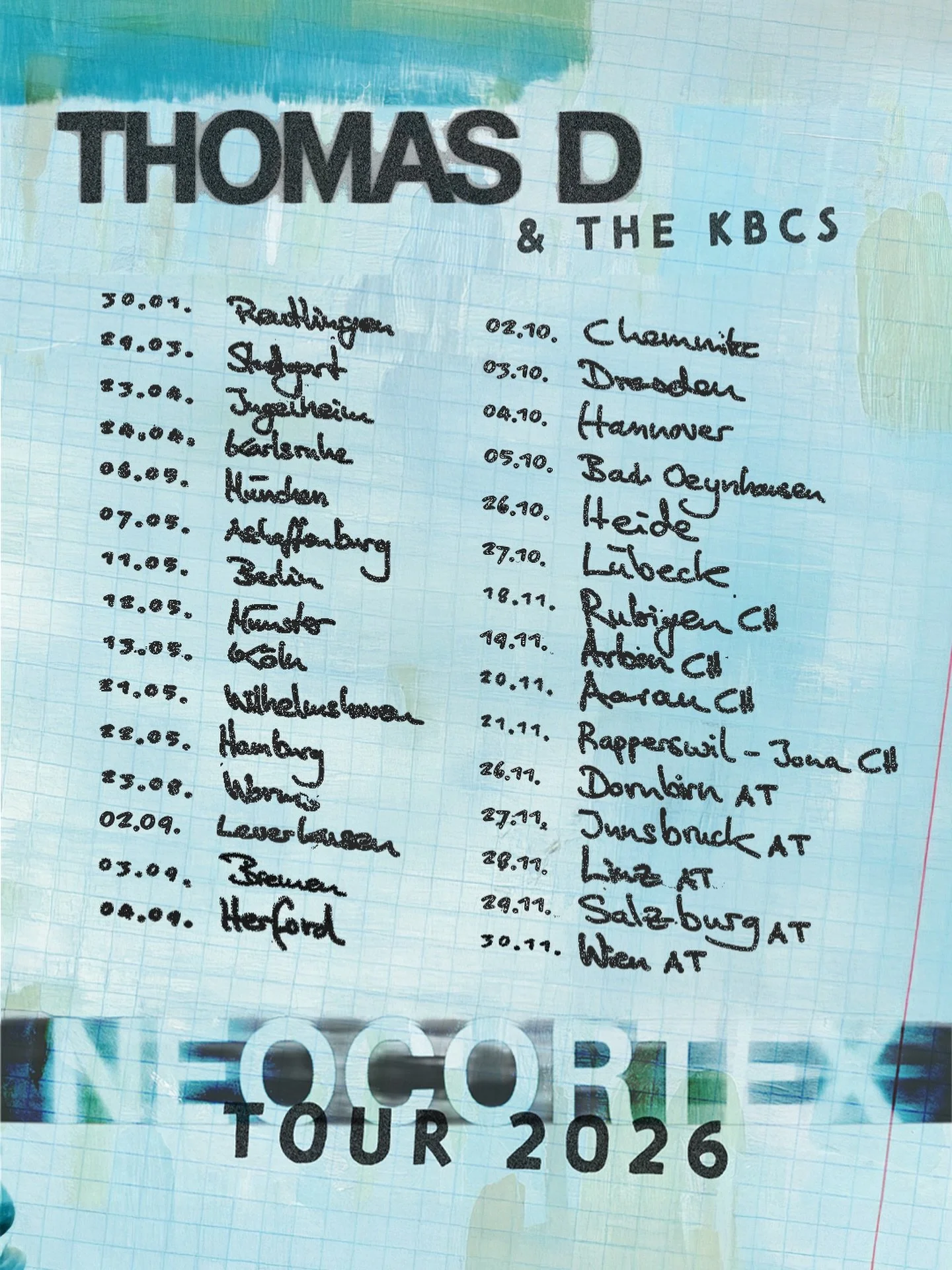 Wir kommen live zu euch! Neocortex im Gep&auml;ck! Wir freuen uns auf euch! Alle Termine online! VVK 🎫 Ticket Link in bio ⬆️