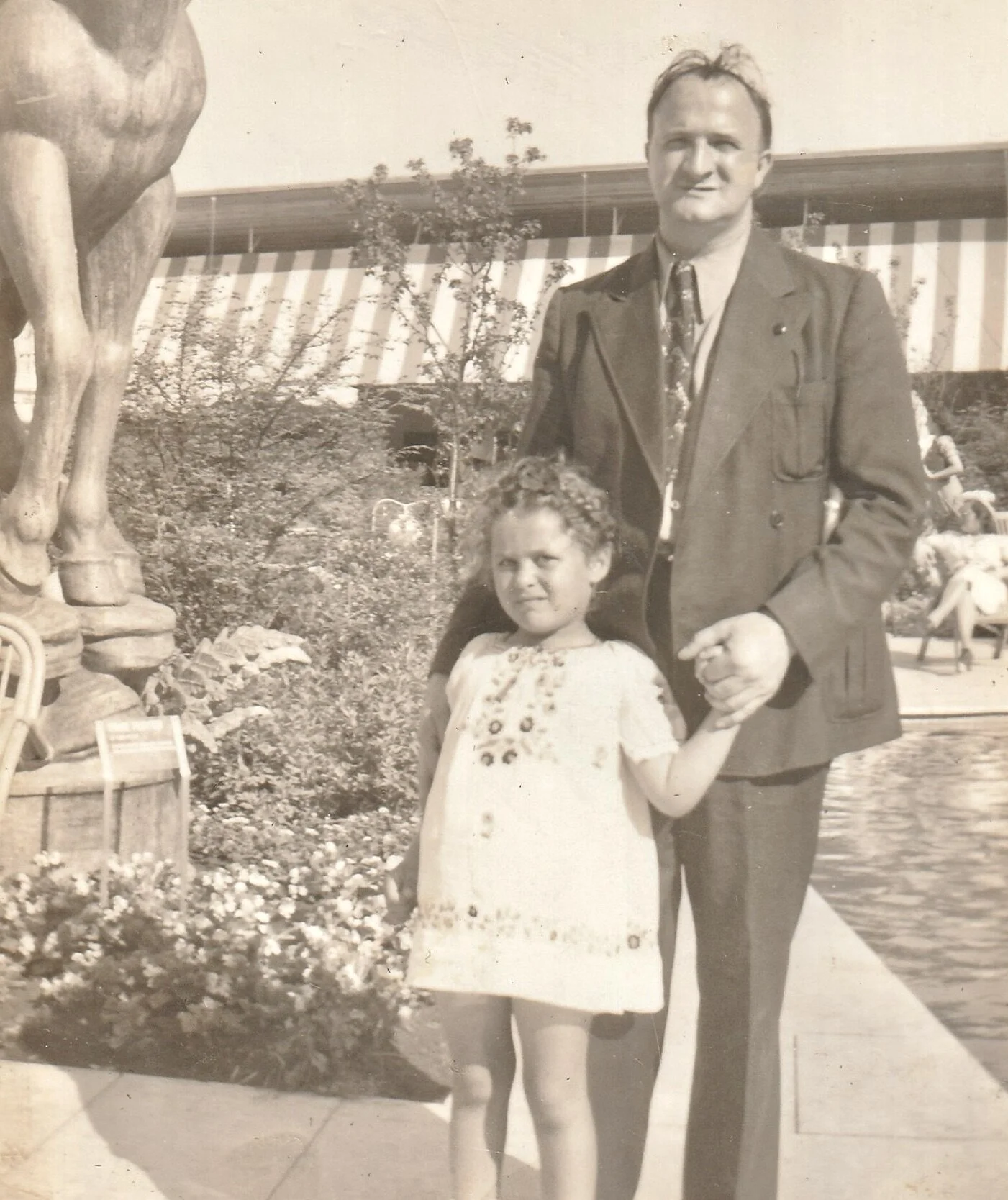 Ruth & her father Jack Epstein