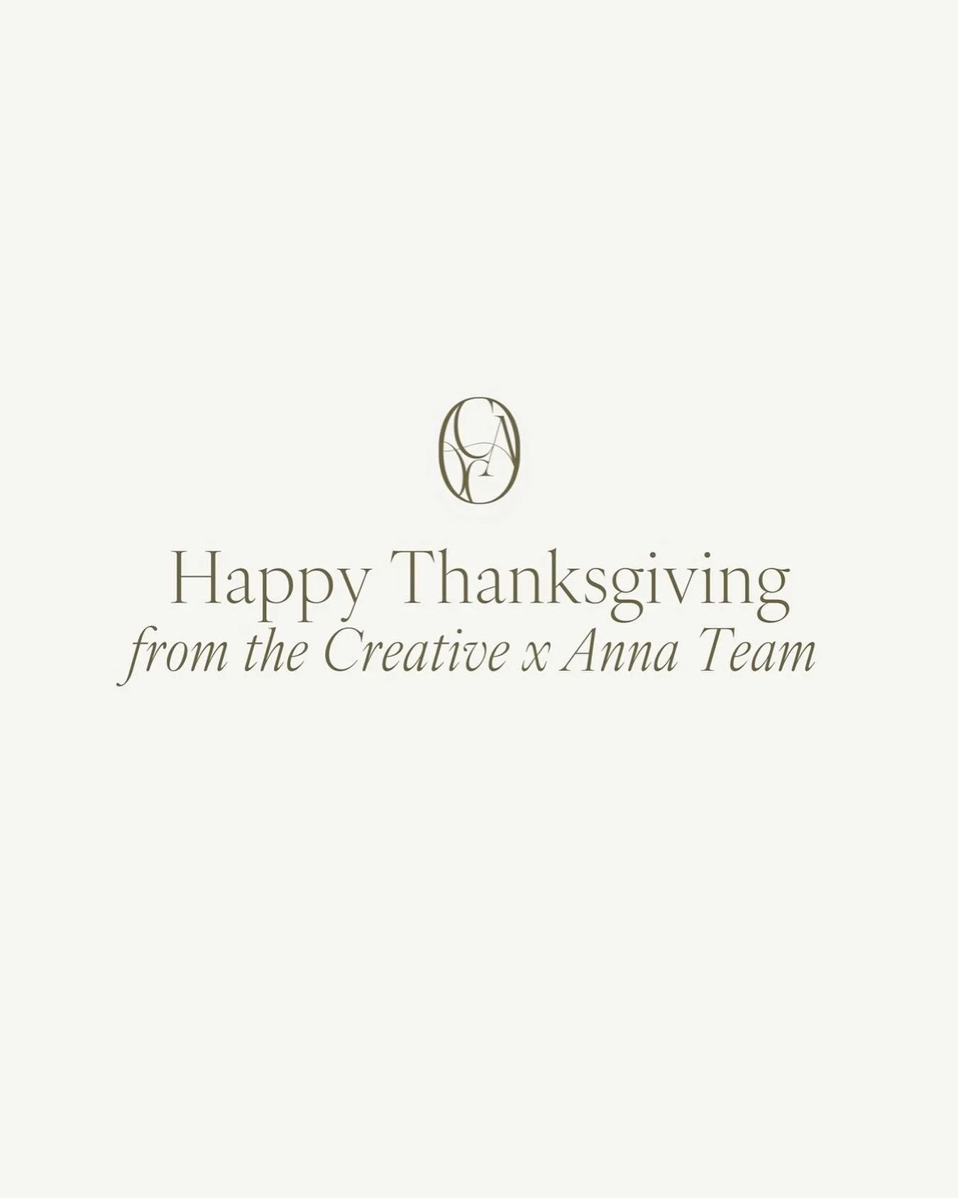 Happy Thanksgiving! 🤎🦃 
We’re filled with so much gratitude getting to work and grow alongside so many amazing brands — y’all fill our cup.
Wishing you all a restful + yummy holiday spent with loved ones 🤍