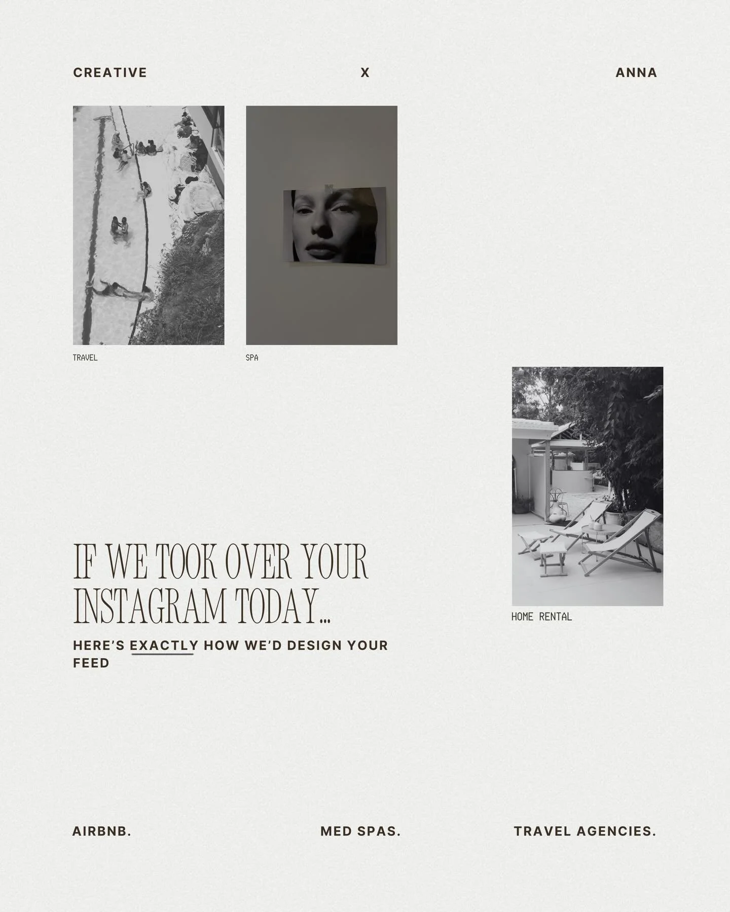 If we took over your Instagram today, the first thing we&rsquo;d look at isn&rsquo;t your colors....

It&rsquo;s where your content is actually losing you money.

Because what most brands come to us saying is:

&ldquo;People tell us our feed is beaut