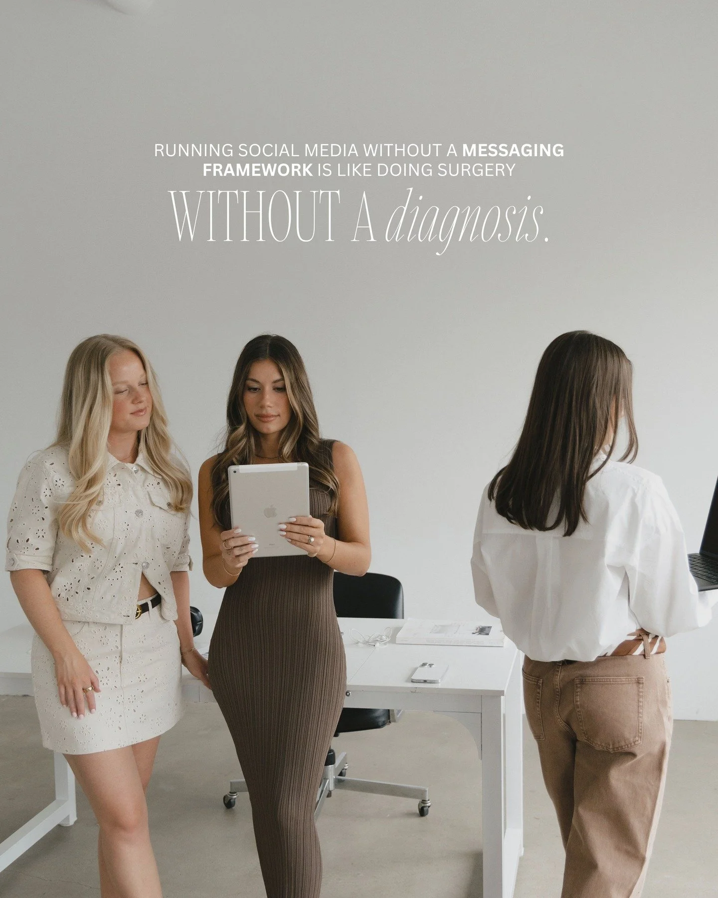 running social media without a messaging framework is like doing surgery without a diagnosis. 💉👀

you can be the most talented surgeon in the room, but if you don't know what you're treating, you're just creating an incision with no direction or pl