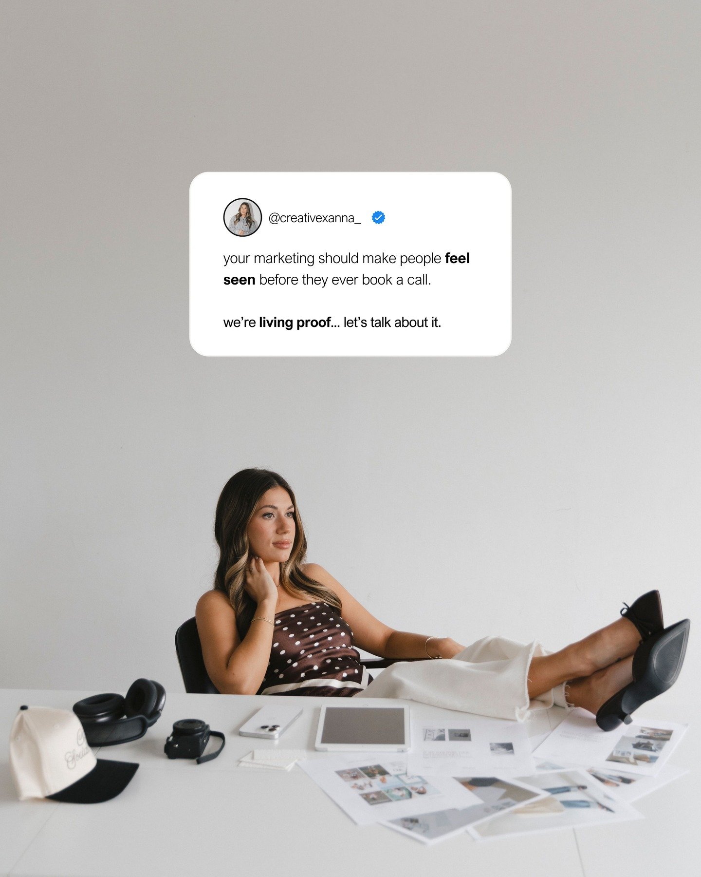 the number one gap we see on social media isn't what you think...

it's not consistency. 

it isn't aesthetics either.

it's brand positioning and messaging.

you can post every single day and still have a quiet pipeline. 

you can have a feed that l