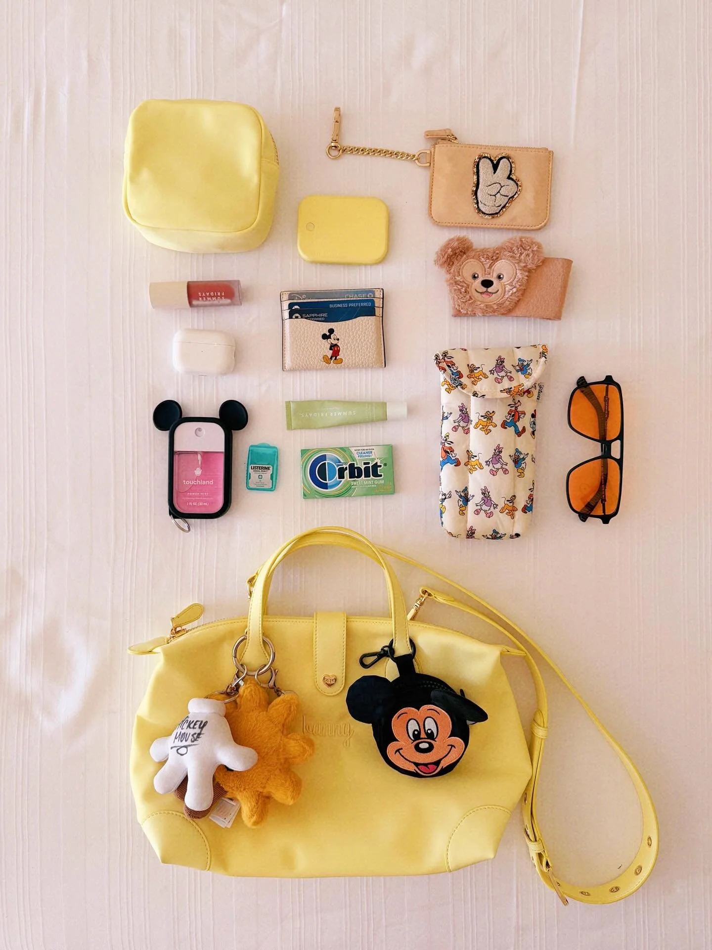 Unpacked + ready for week of magic ✨🐭 were in WDW!!Get your gasps ready because we&rsquo;re debuting LOTS of new goodies on this trip&hellip; and if you swipe through you might get a sneak peek or two 👀👀