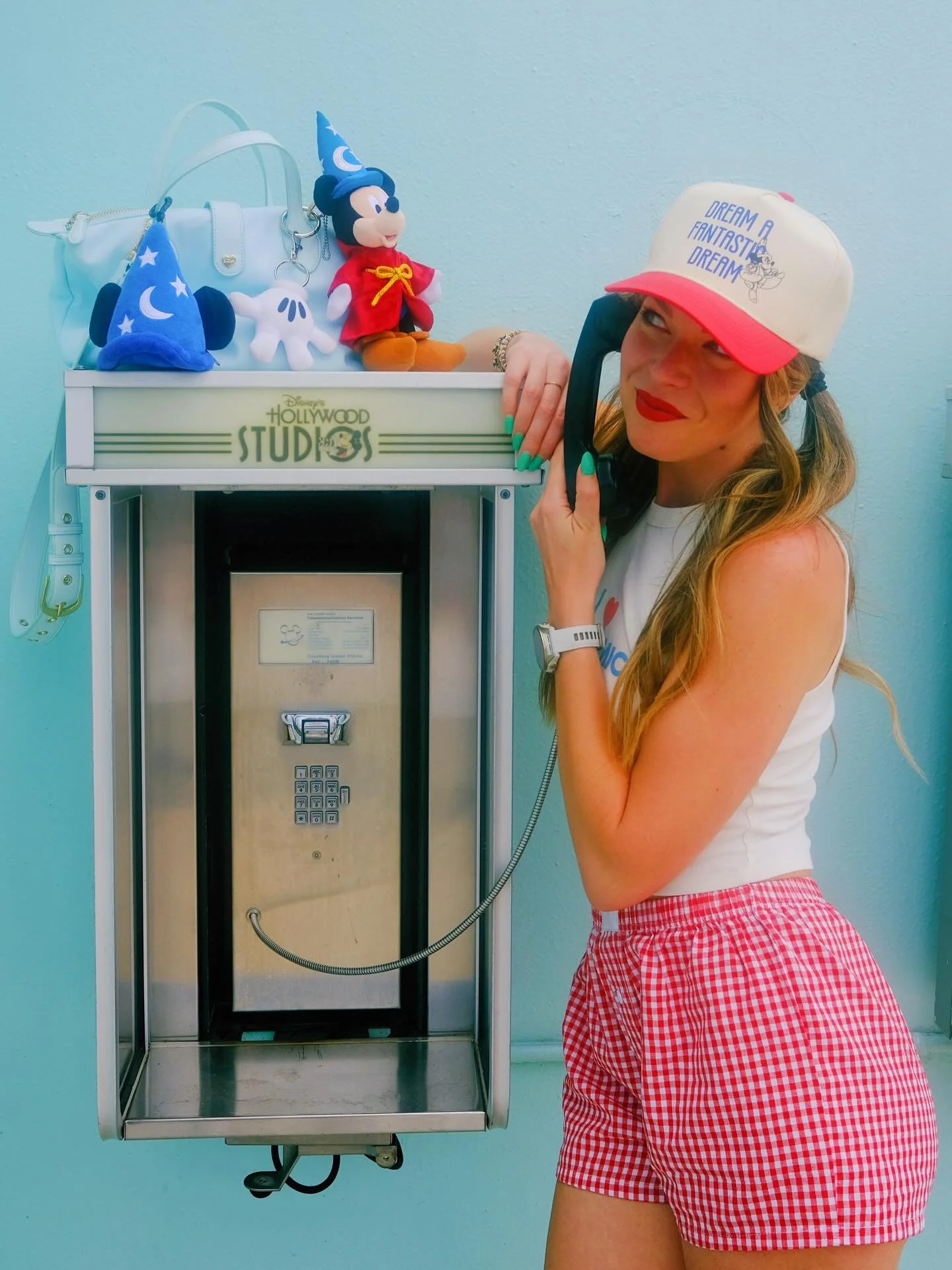 Our next collection is calling ☎️ you there? 👀 &bull;
Friday. 6 PM CST 🐭✨💙 &bull;
&bull;
&bull;
#disneyparks #fab5 #new #hollywoodstudios