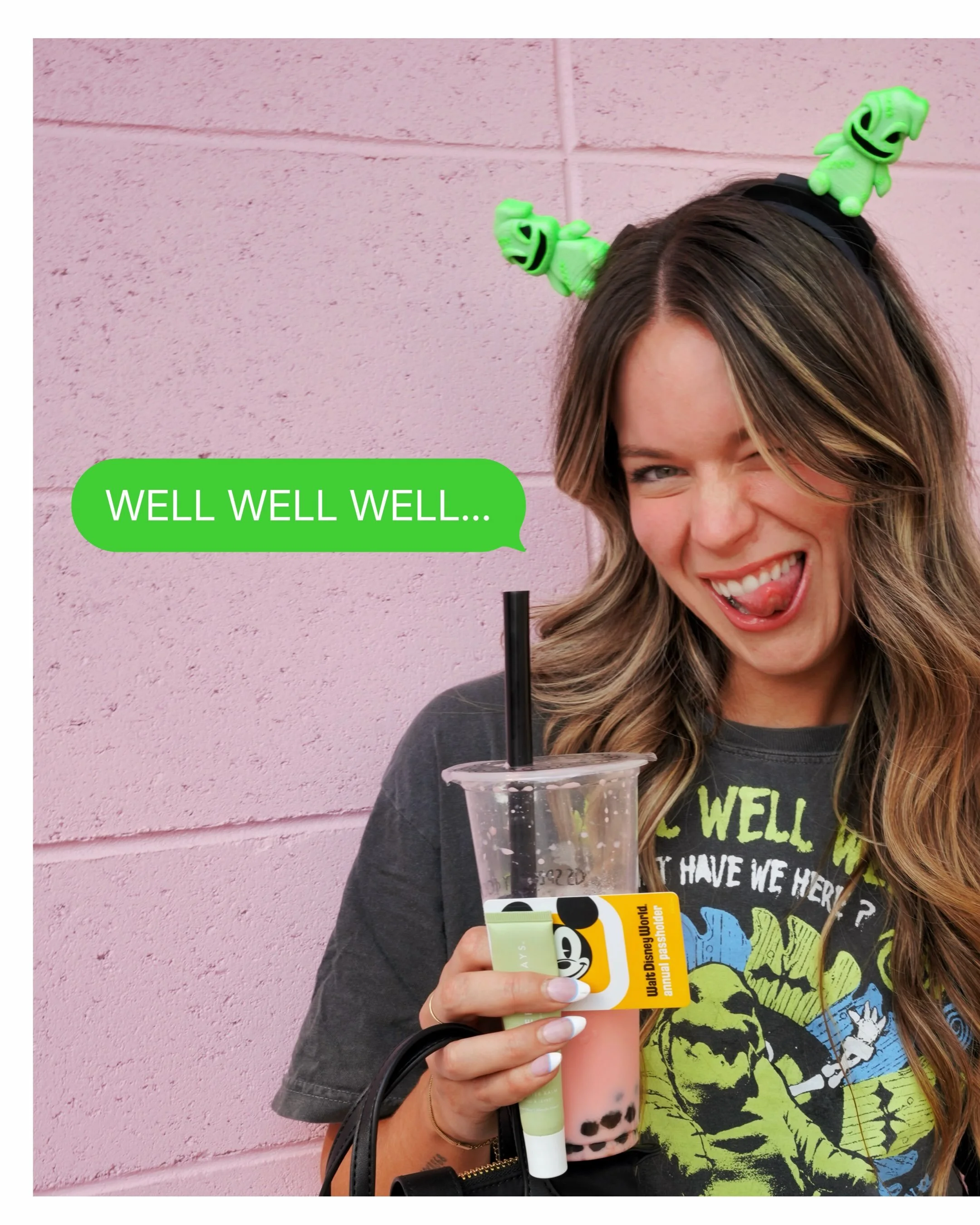 A FREE OOGIE KEYCHAIN WITH EVERY PURCHASE OF OUR NEW MINI OOGIE BOOGIE EARS?!&hellip; say less 💚🕸️💀 FRIDAY @ 6 PM CST; be there or be scared. 😜 &bull;
&bull;
&bull;
#oogieboogiebash #glowinthedark #free #bagcharm #girlgrip