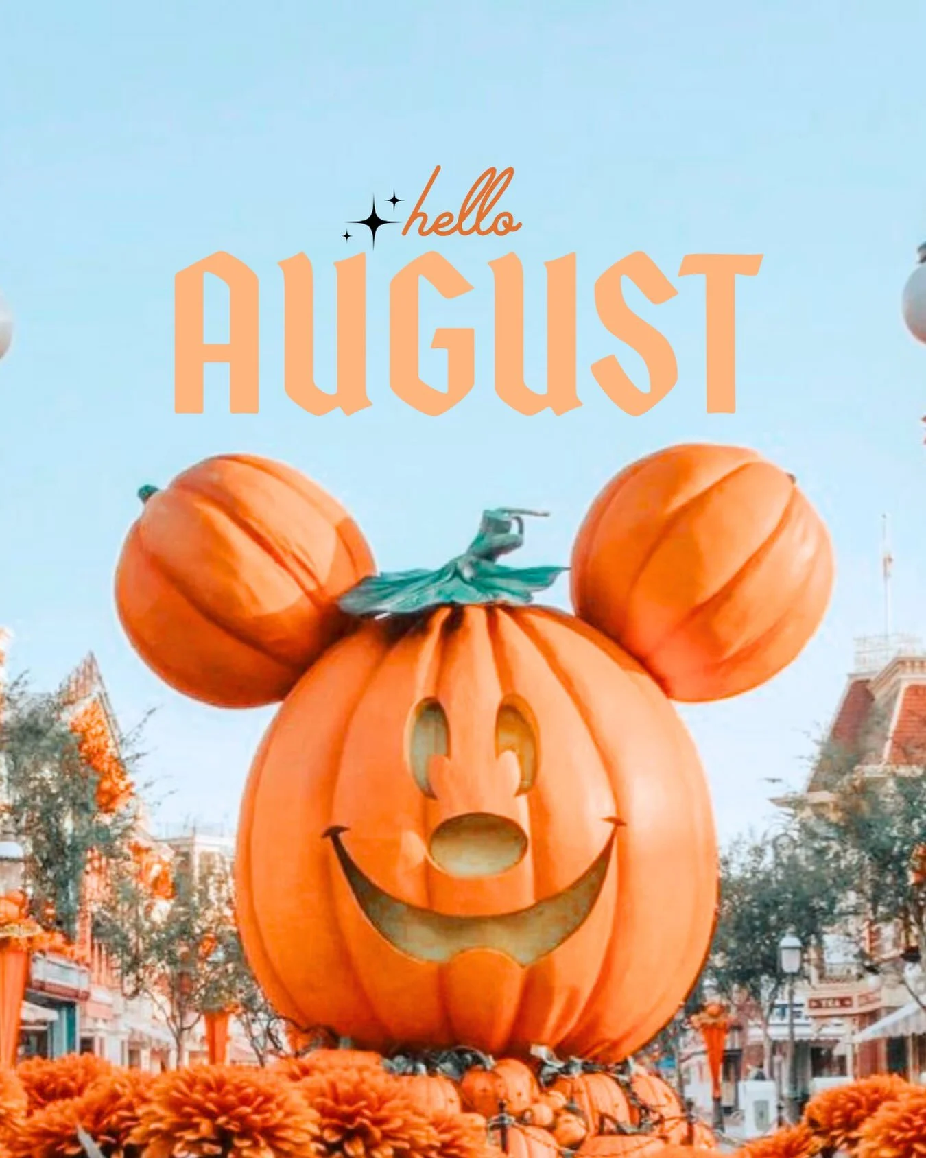 AUGUST 🧡 the official month of the first sighting of Mickey pumpkins, characters in costume and the first listening of the quintessential bop&hellip; BOO TO YOU. 💀 Happy spooky season friends, it&rsquo;s officially August and time to prepare for th