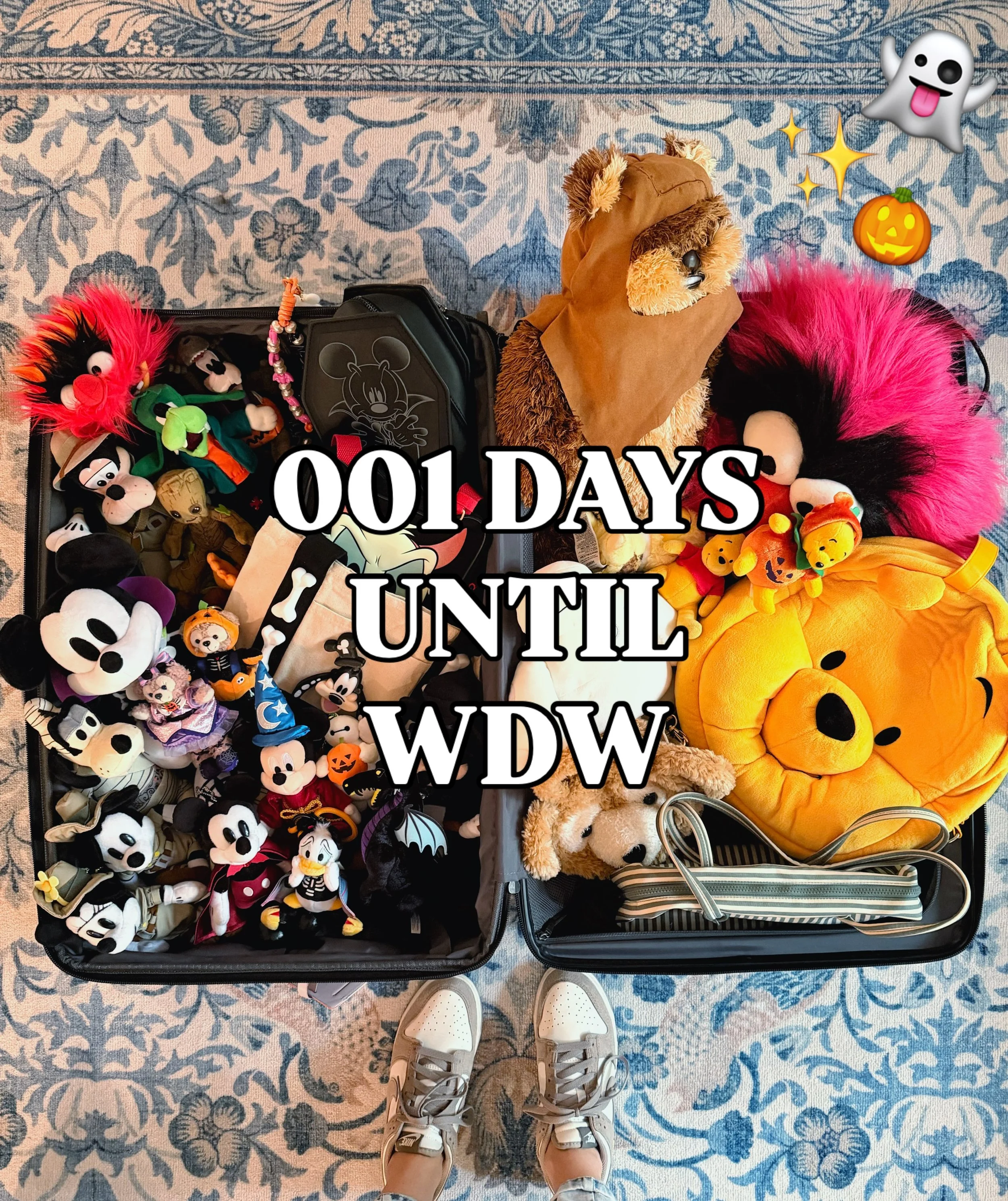 Name a better feeling 🤭 see you tomorrow night Walt Disney World ✨🐭🎃 &bull;
&bull;
&bull;
#packwithme #waltdisneyworld #disneypackingtips #disneyvacation