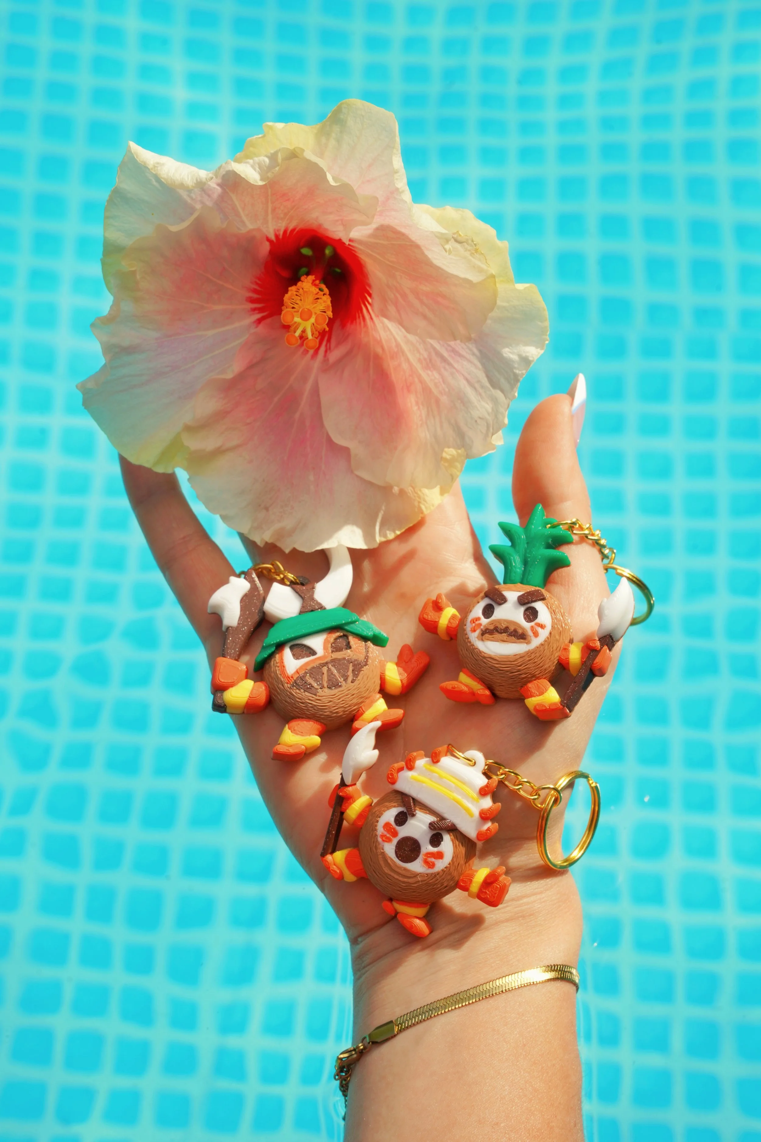 Kakamora Coconuts Keychain Set (Set of 3)