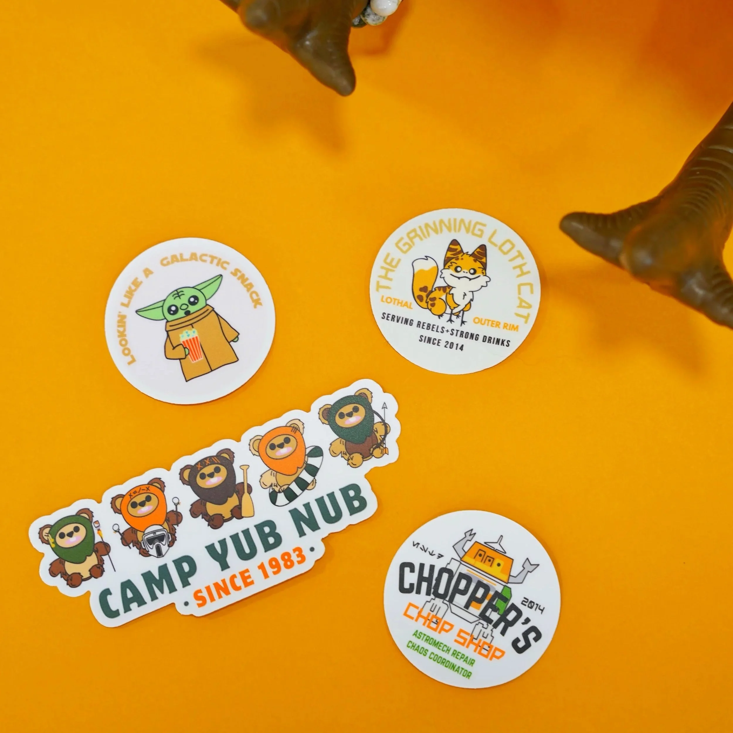 Galactic Sticker Pack Collection (Set of 4)