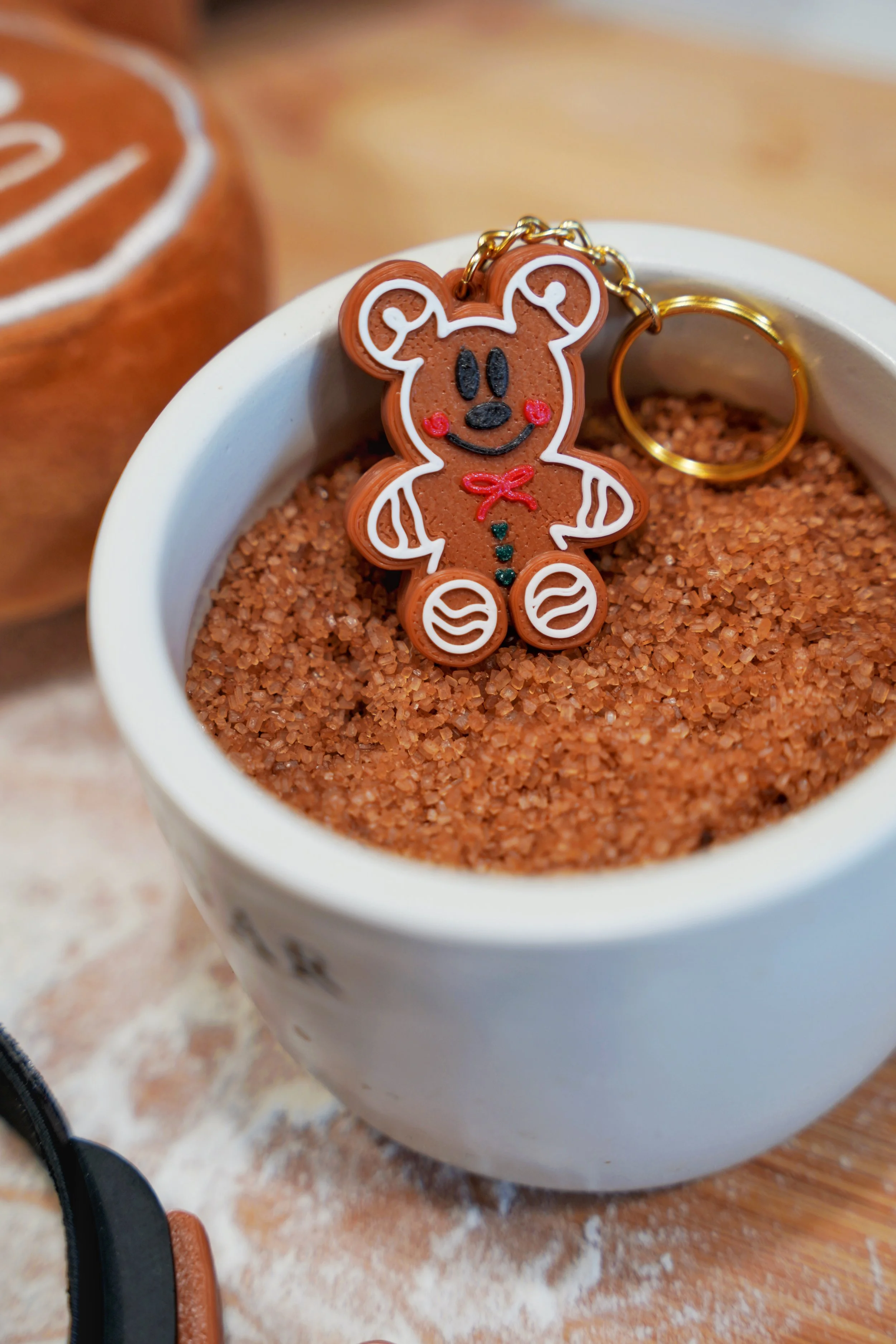 Cinna-BUNNS the Gingerbread Keychain