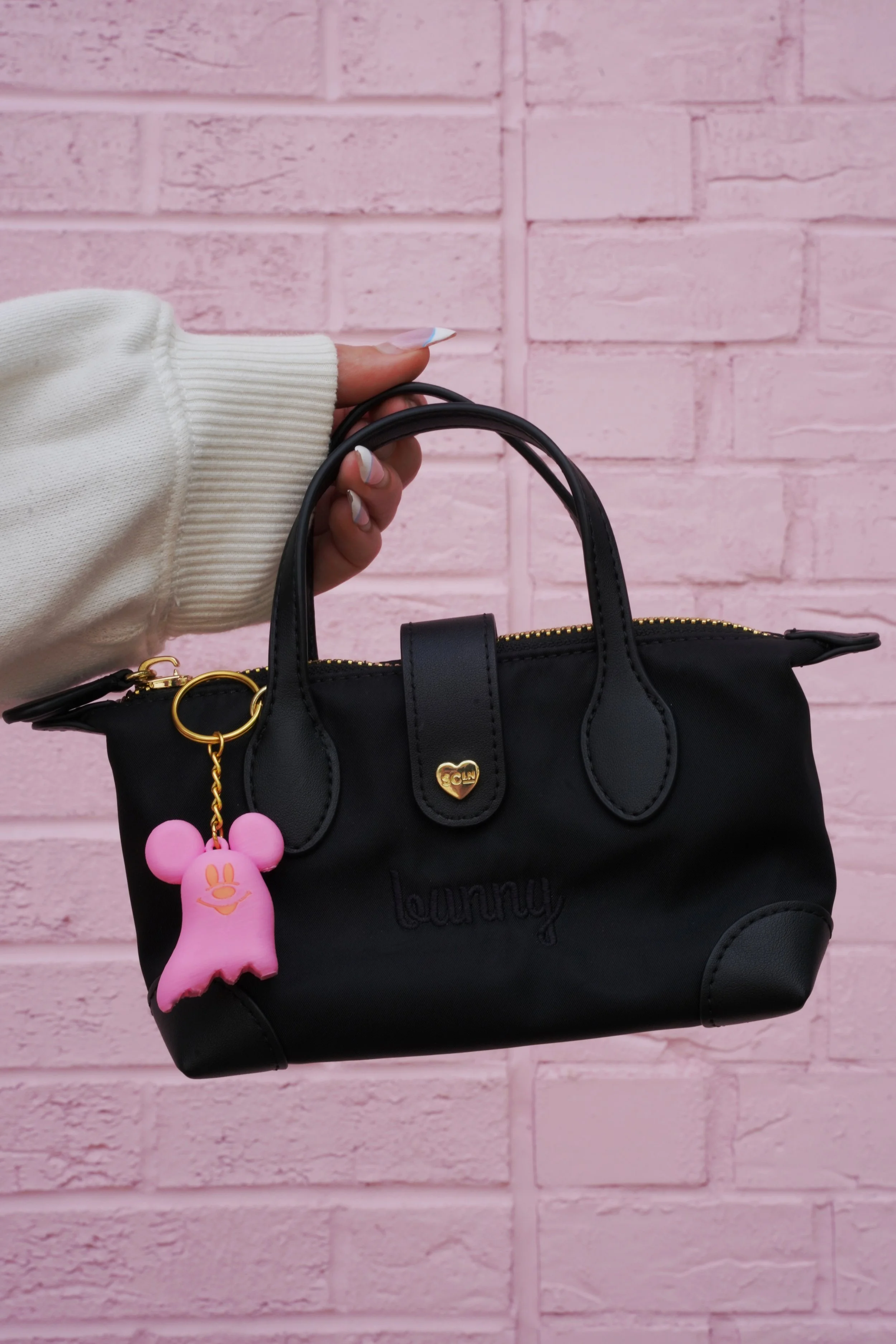 PINK-O-WEEN lil Ghostie Keychain