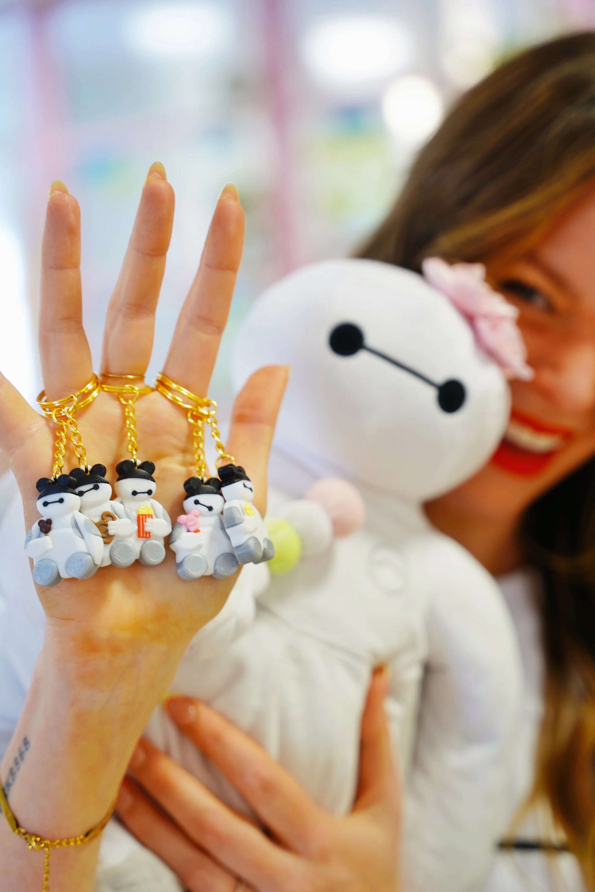 Snacky Baymax Keychain Collection (Set of 5)