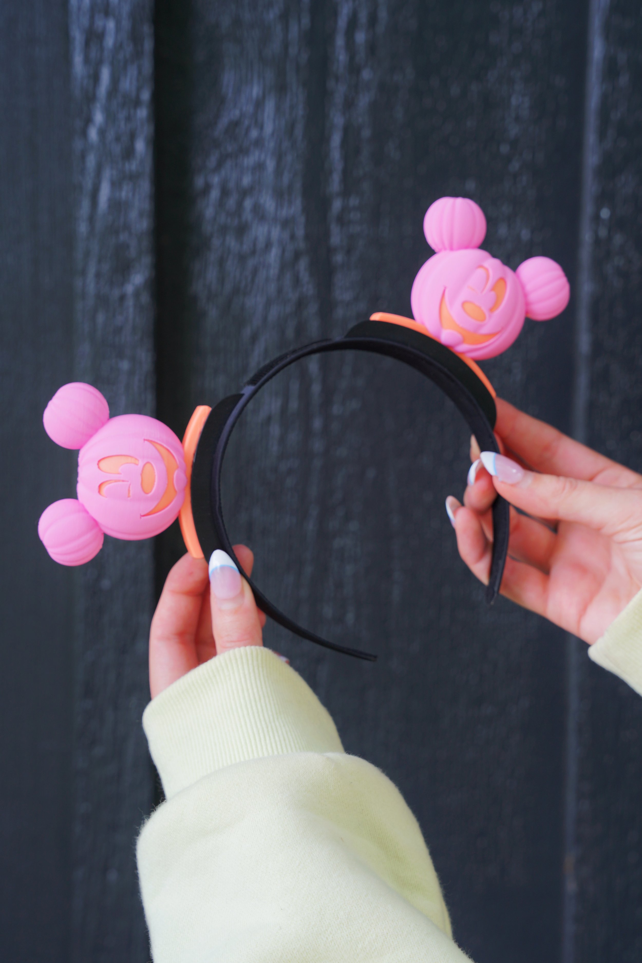 PINK- O-WEEN Mini Pumpkins Interchangeable Ears