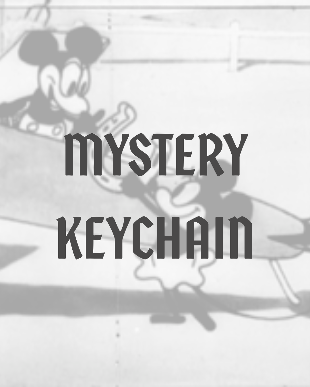 MYSTERY SOUND CARTOON KEYCHAIN