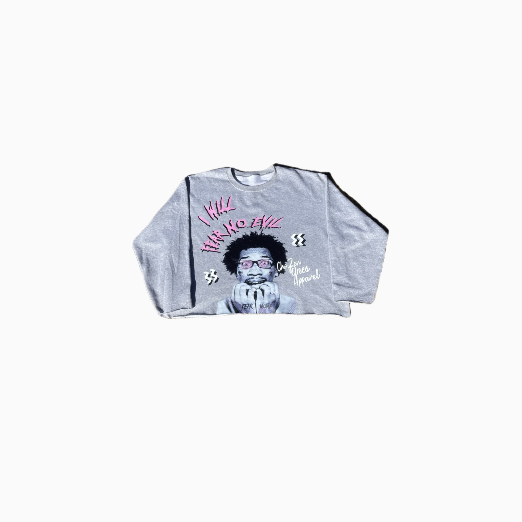 Pink Fear No Evil Sweatshirt