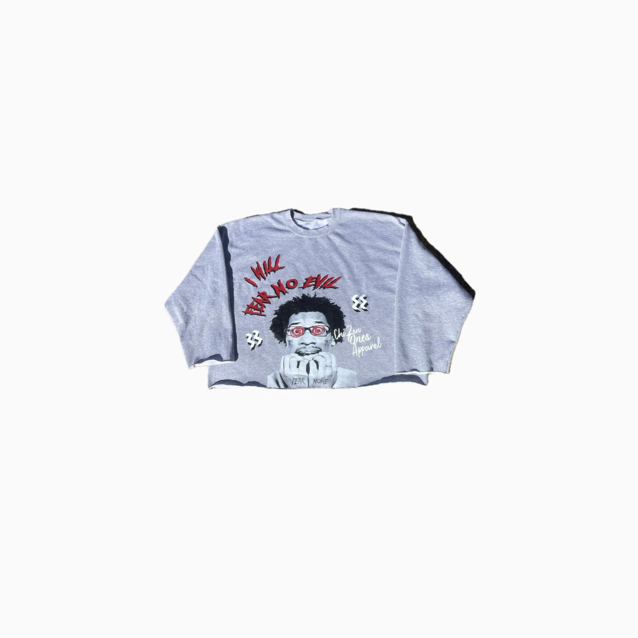 Red Fear No Evil Sweatshirt