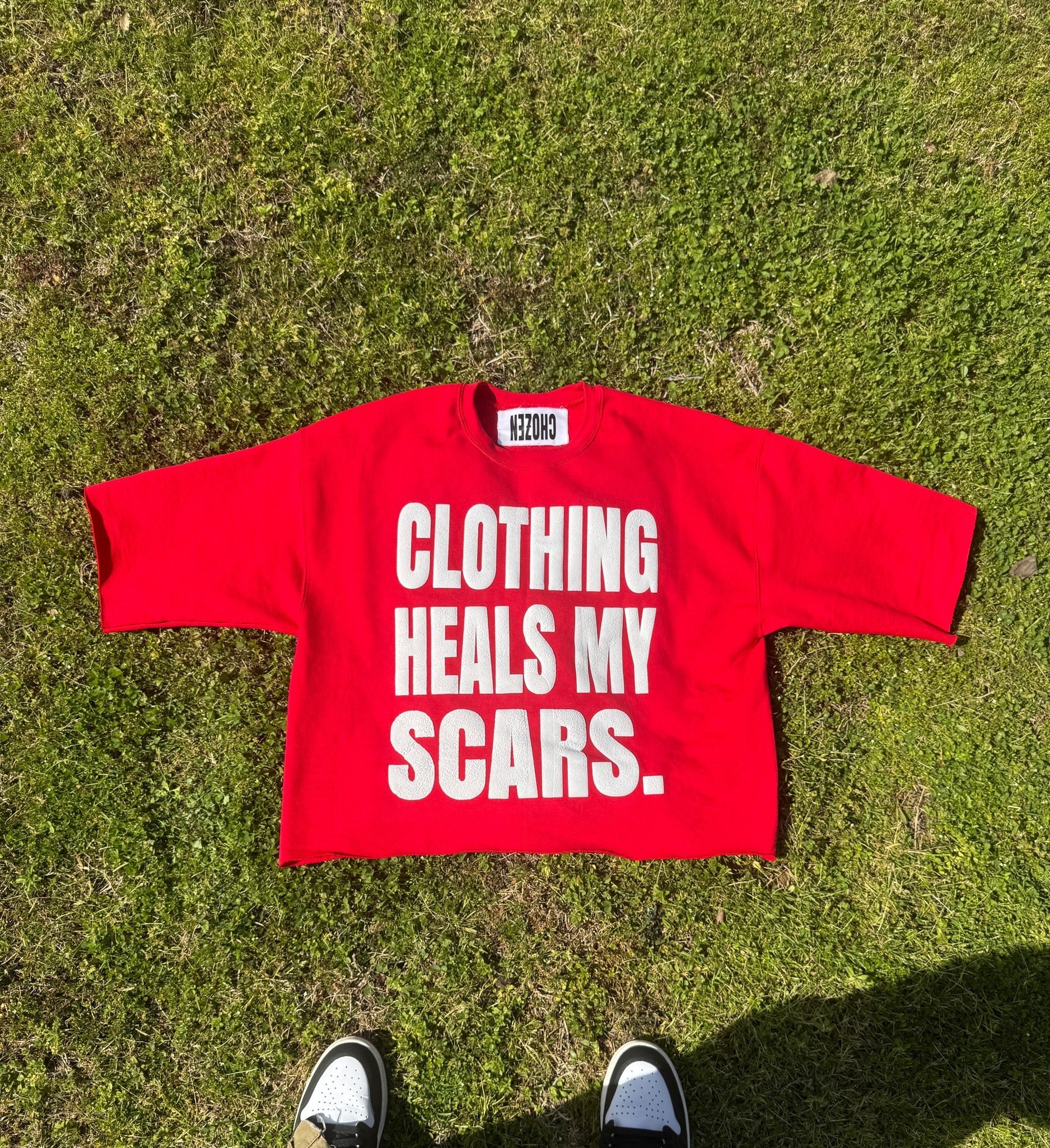 Red ‘Scar Healer’ Tee