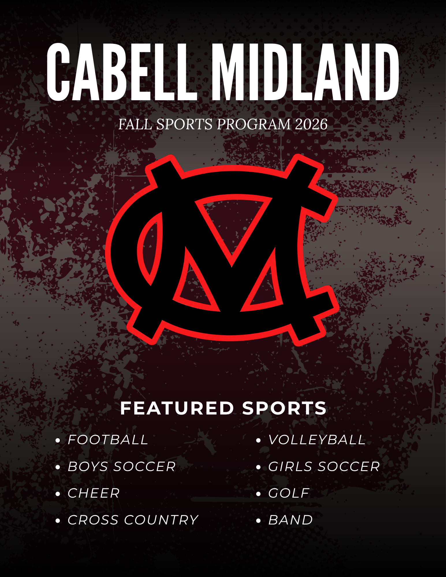 Cabell Midland Fall 2026 Program