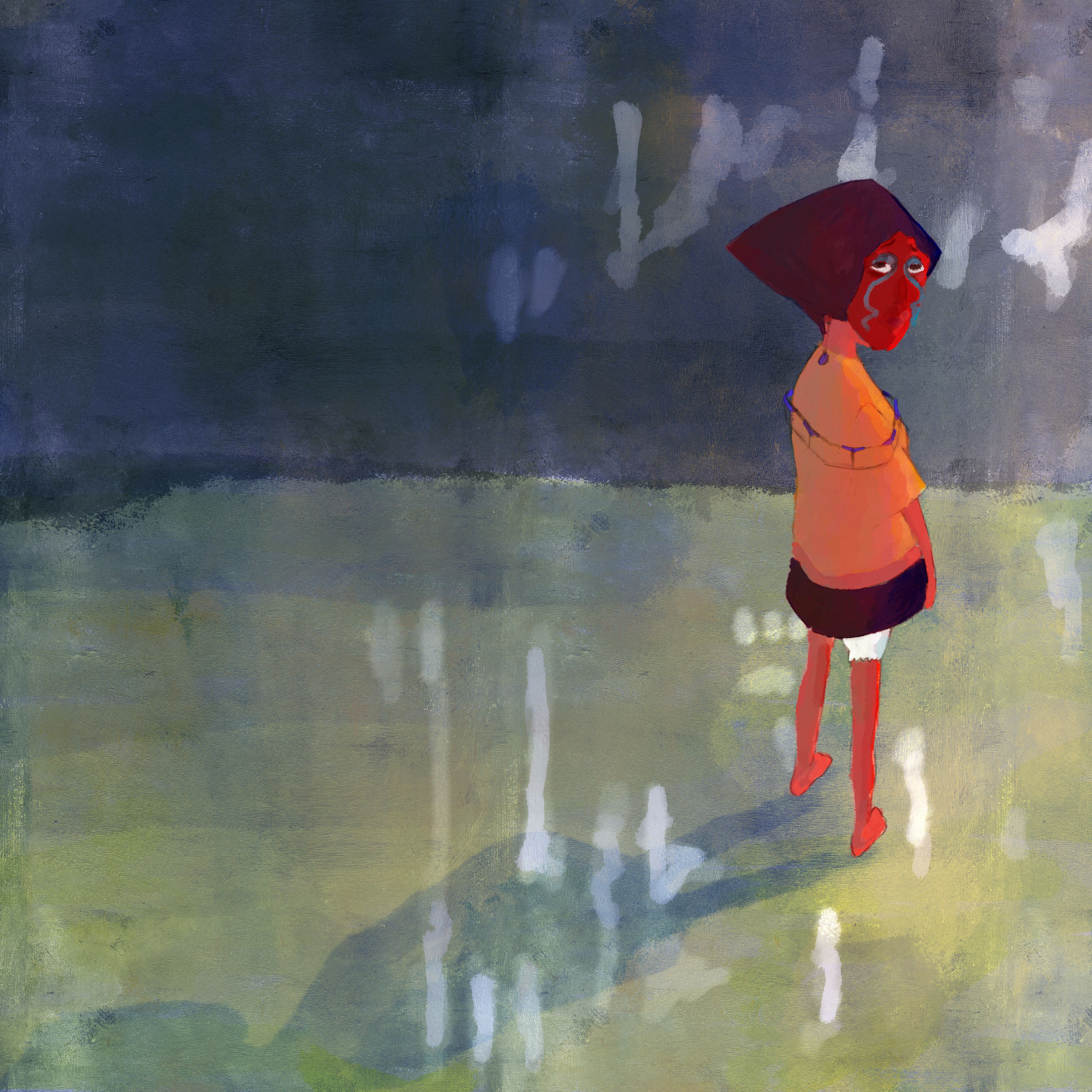 she just want to be a sad girl