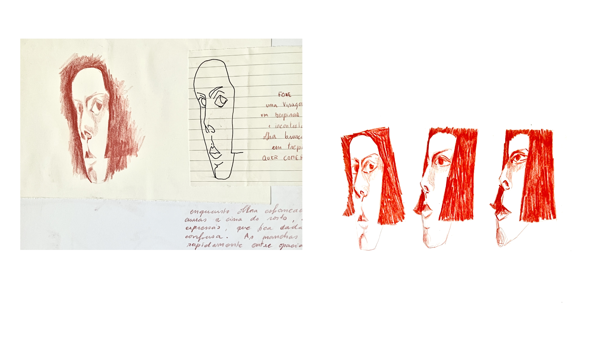 my reflection in a deformed miror