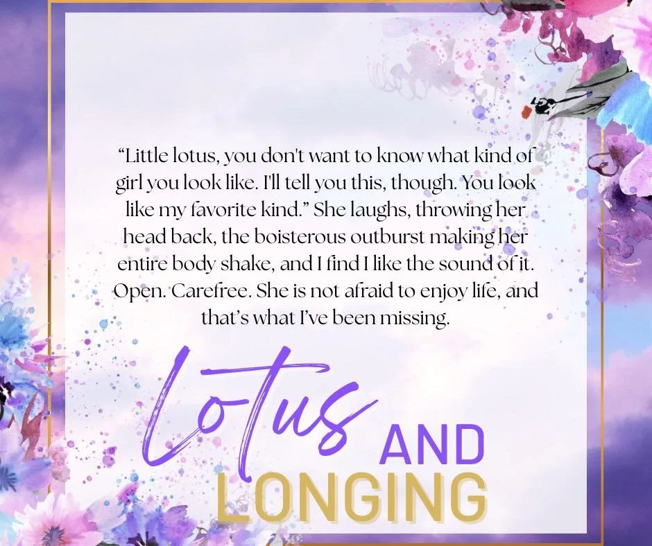 Open. Carefree. Everything he's been missing. Dive into the world of Lotus and Longing on KU or Amazon now! https://mybook.to/LotusAndLonging
#BookTeaser #RomanceReads #LotusAndLonging #TeaserTuesday #IRRomance