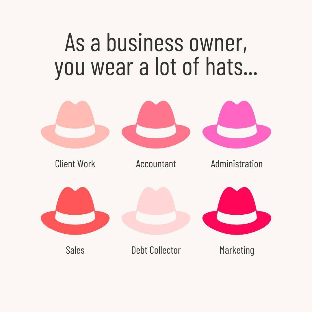 🎩🚨 Being a business owner means juggling a million tasks at once, but beware!  Wearing too many hats can be a risky balancing act.  That&rsquo;s where Q&amp;H Consulting comes in. 
.
We're here to help you streamline workflows and keep you organize