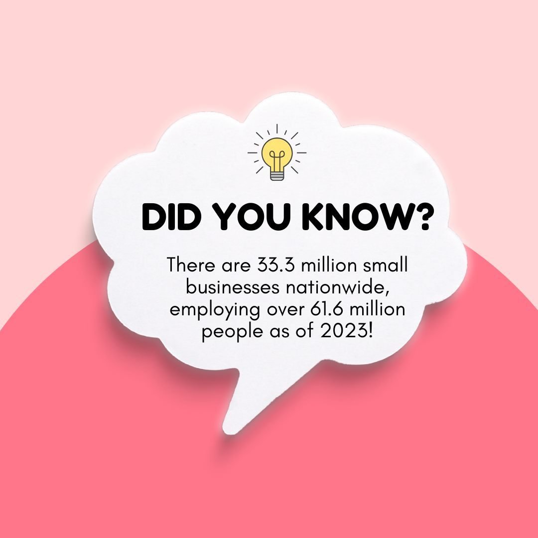 According to the SBA, the U.S. boasts a vibrant small business scene, with a whopping 33.3 million ventures employing over 61.6 million individuals! 🚀 
.
If you've ever dreamed of joining this vibrant community, I'm here to help! As a business consu