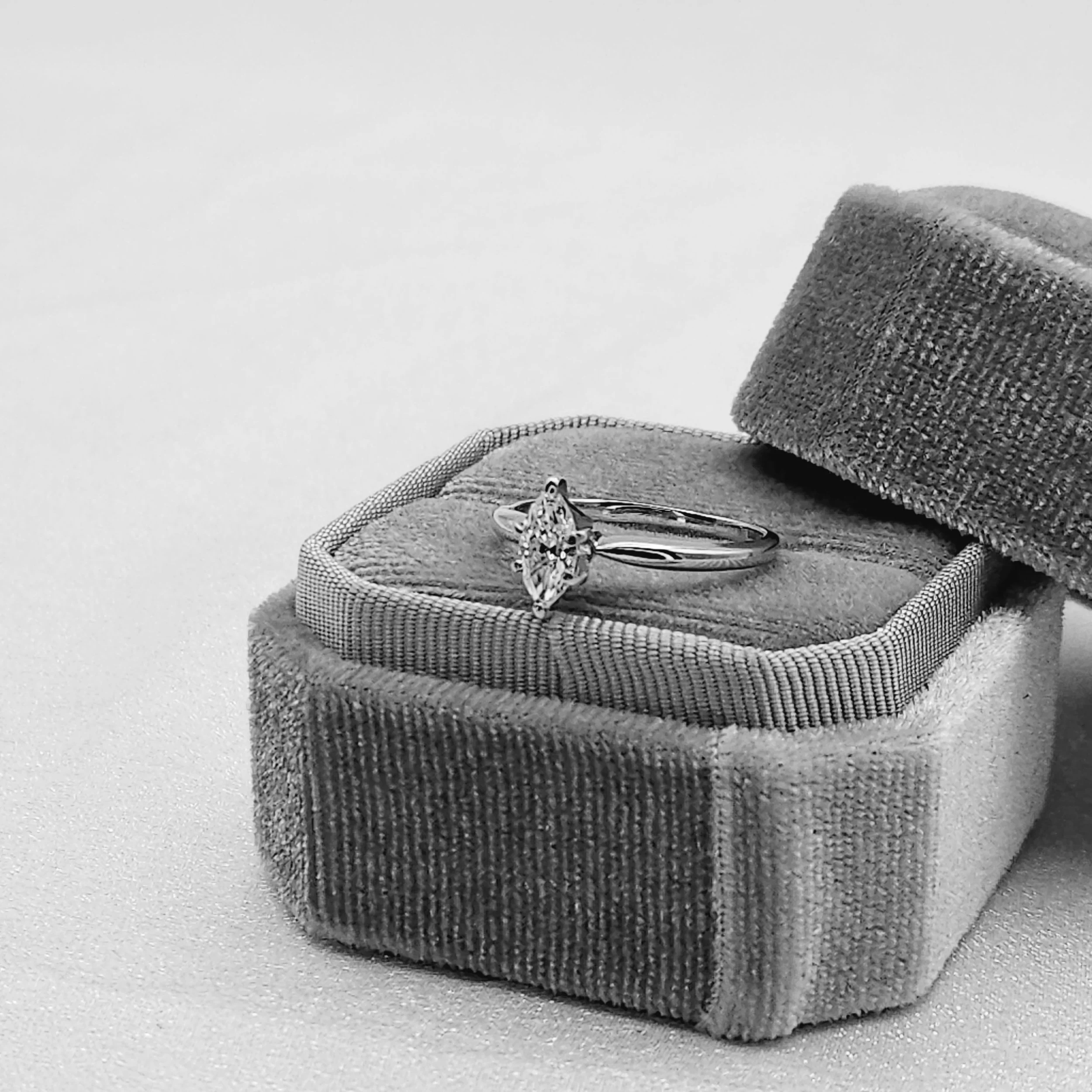 Marquise Cut Solitaire Engagement Ring (.50 CT)