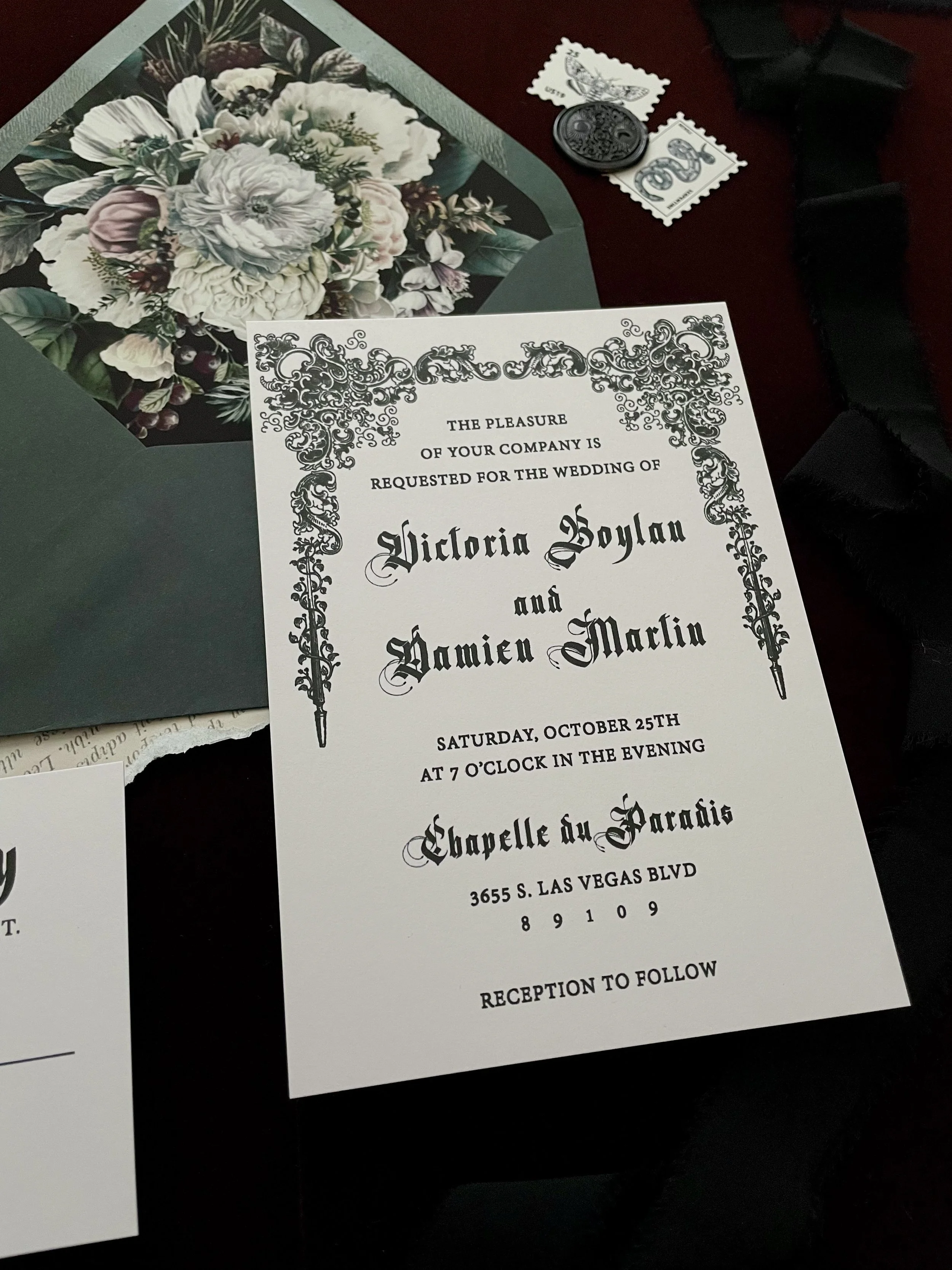 vintage-gothic-wedding-invitation-ribbon-and-florals.jpeg