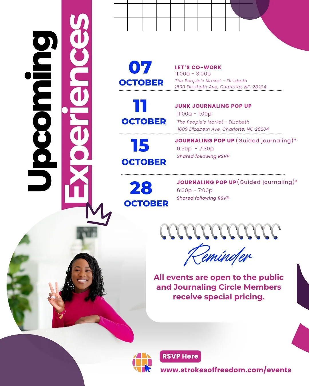 Happy October huunniiisss!! A brand new month and brand new opportunity to be ind community! Meet me one or all of these dates.

I know that as the seasons change, everyone&rsquo;s experience is different&hellip;so I&rsquo;ve created 4 ways you can g