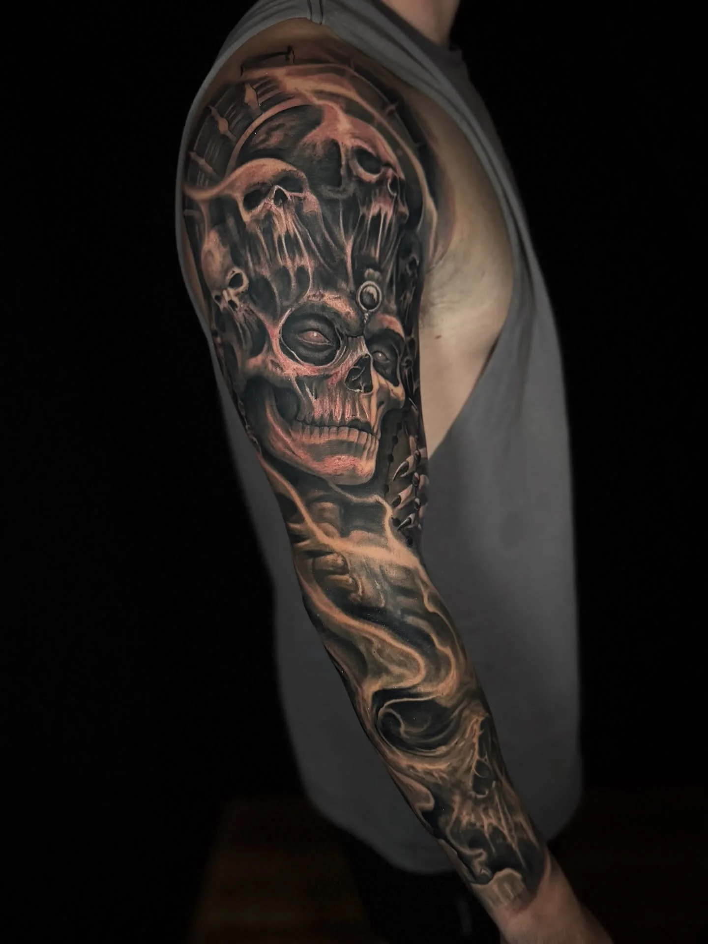 High priestess dark mythological sleeve all finished up, always keen to do more stuff within this realm. 

Books open, dm to discuss your next project!

@lighthouse_tattoo 
@australiantattooistsguild 
@lotusneedles 
@cheyenne_tattooequipment 
@starbr